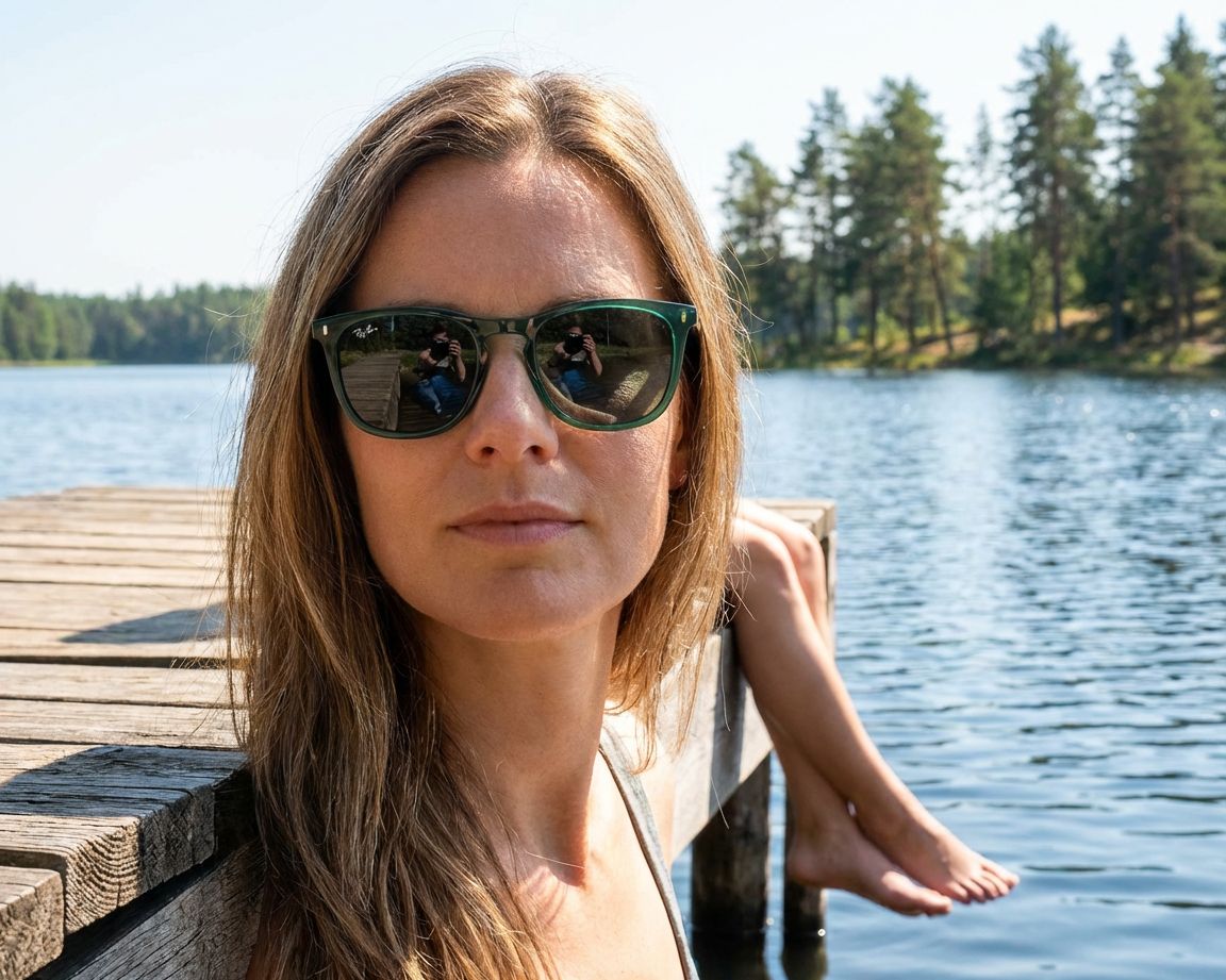Ray-Ban RB2210 6615B1 53-21 grün  360-Grad-Ansicht 8