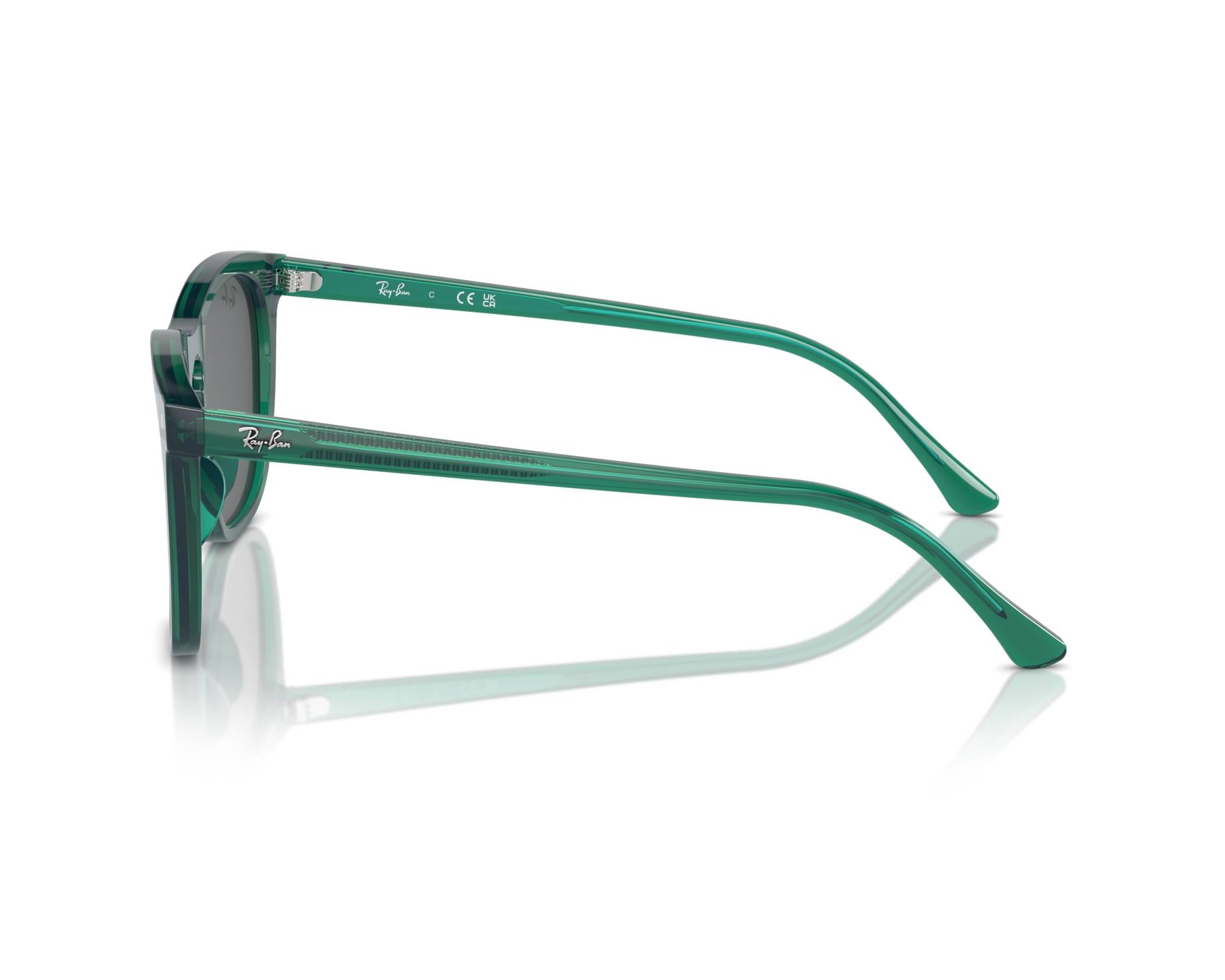 Ray-Ban RB2210 6615B1 53-21 grün  360-Grad-Ansicht 5