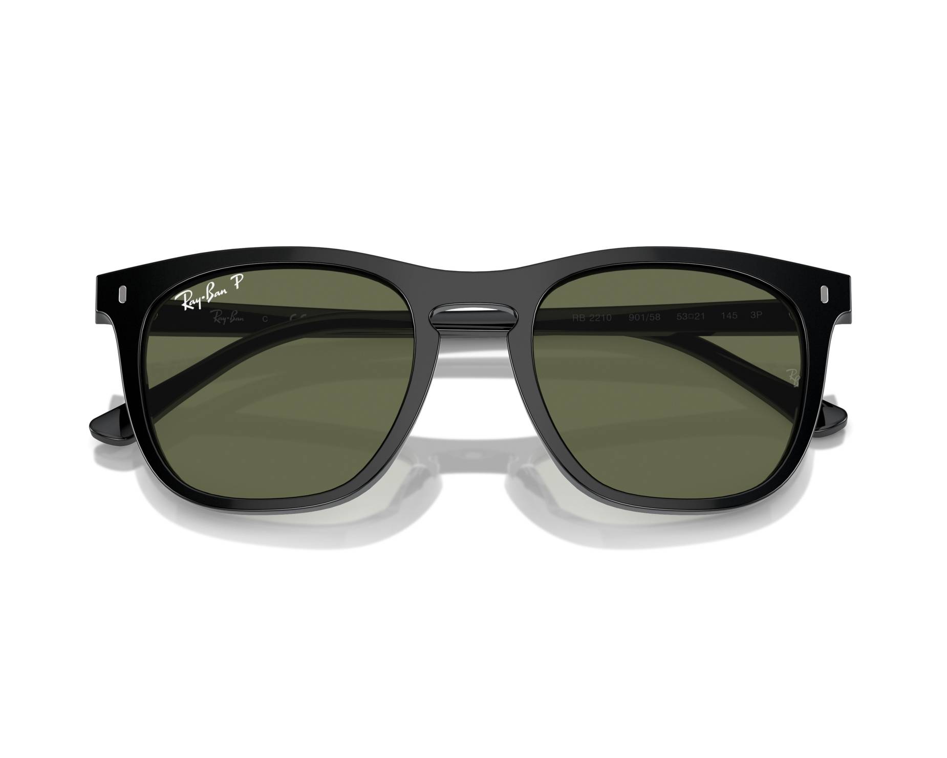 Ray-Ban RB2210 901/58 53-21 Black  360-Grad-Ansicht 3
