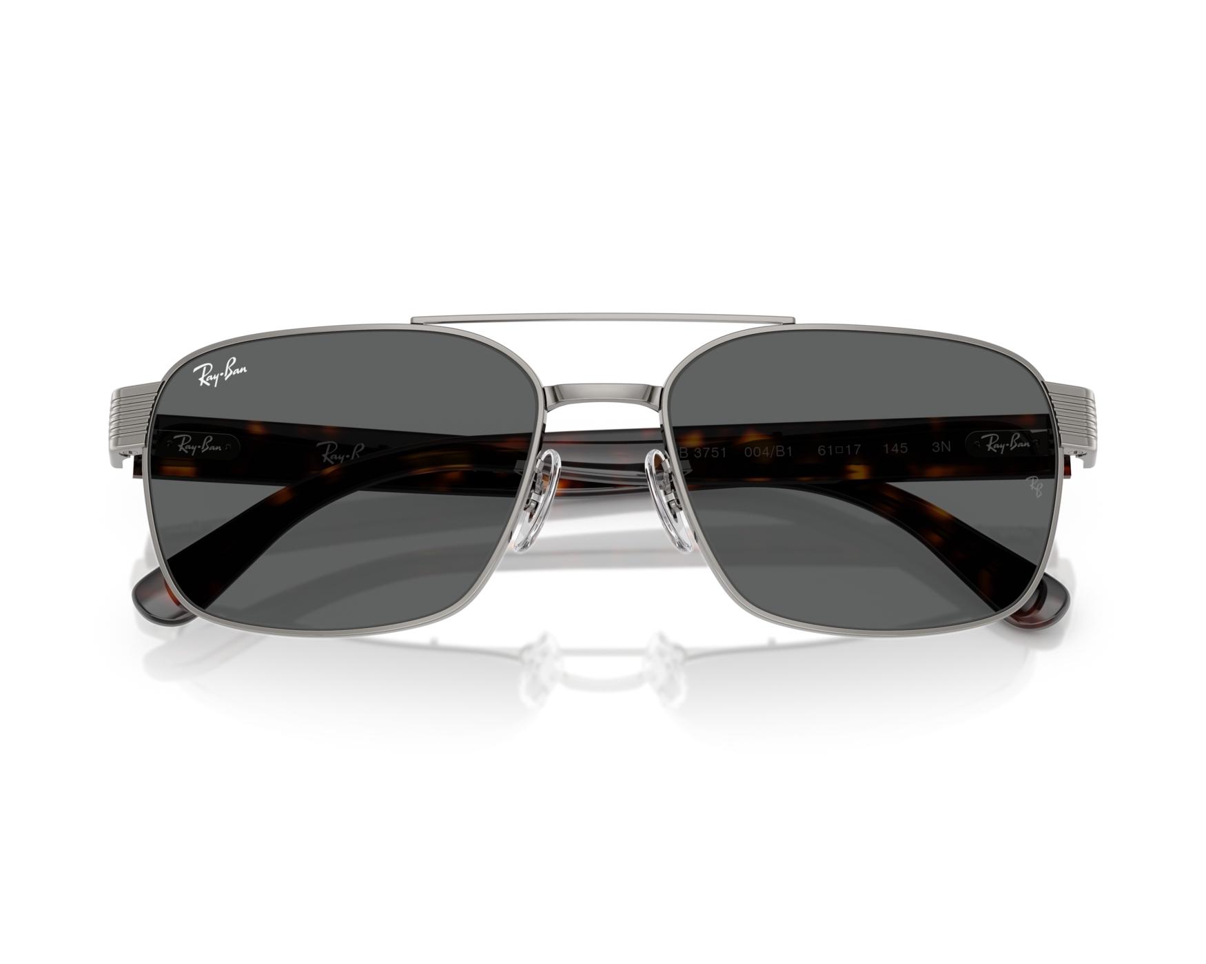 Ray-Ban RB3751 004/B1 58-17 Grey  360-Grad-Ansicht 1