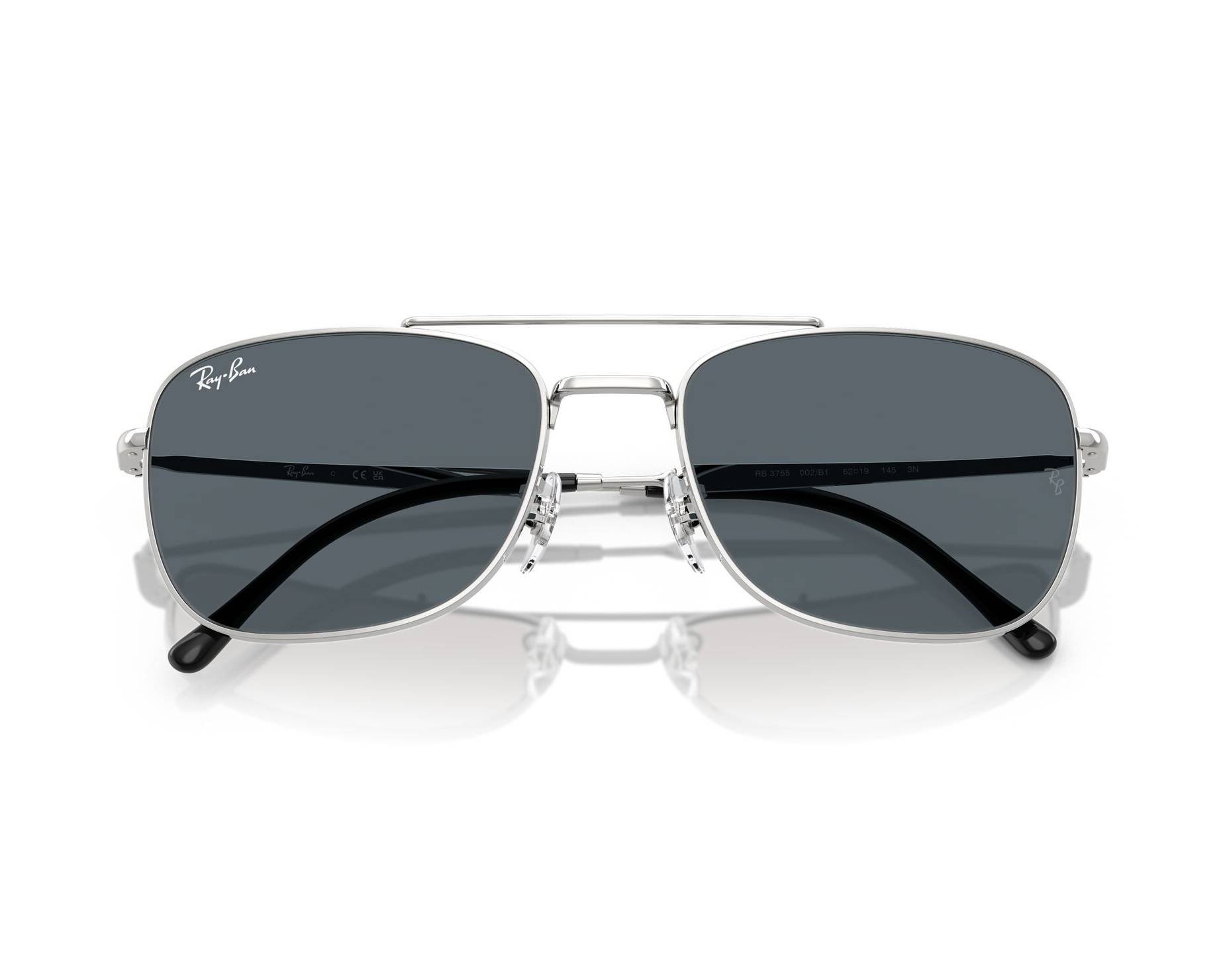 Ray-Ban RB3755 003/R5 62-19 silber  360-Grad-Ansicht 6