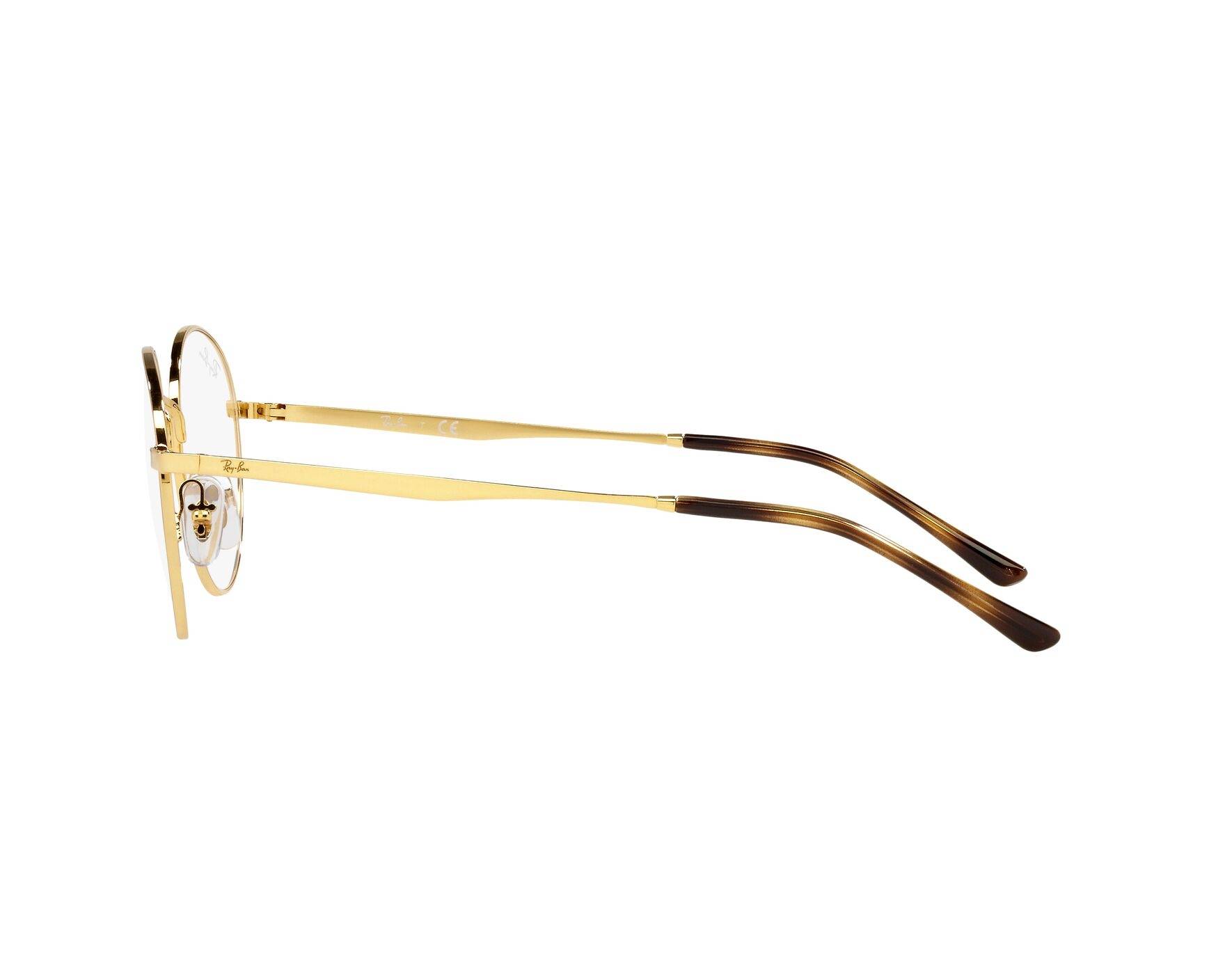 Ray-Ban RX3681V 2500 48-20 gold  360-Grad-Ansicht 4
