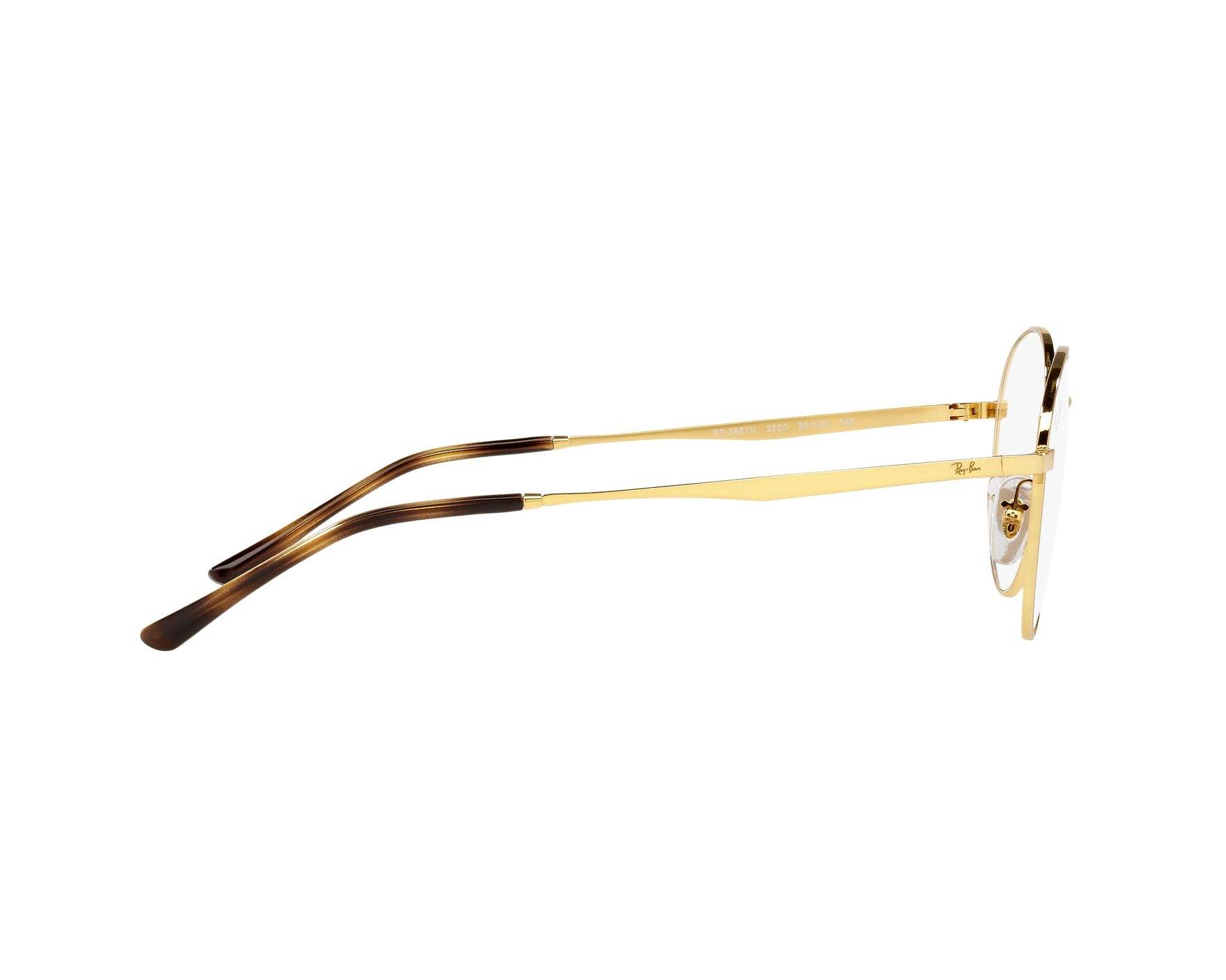 Ray-Ban RX3681V 2500 48-20 gold  360-Grad-Ansicht 10
