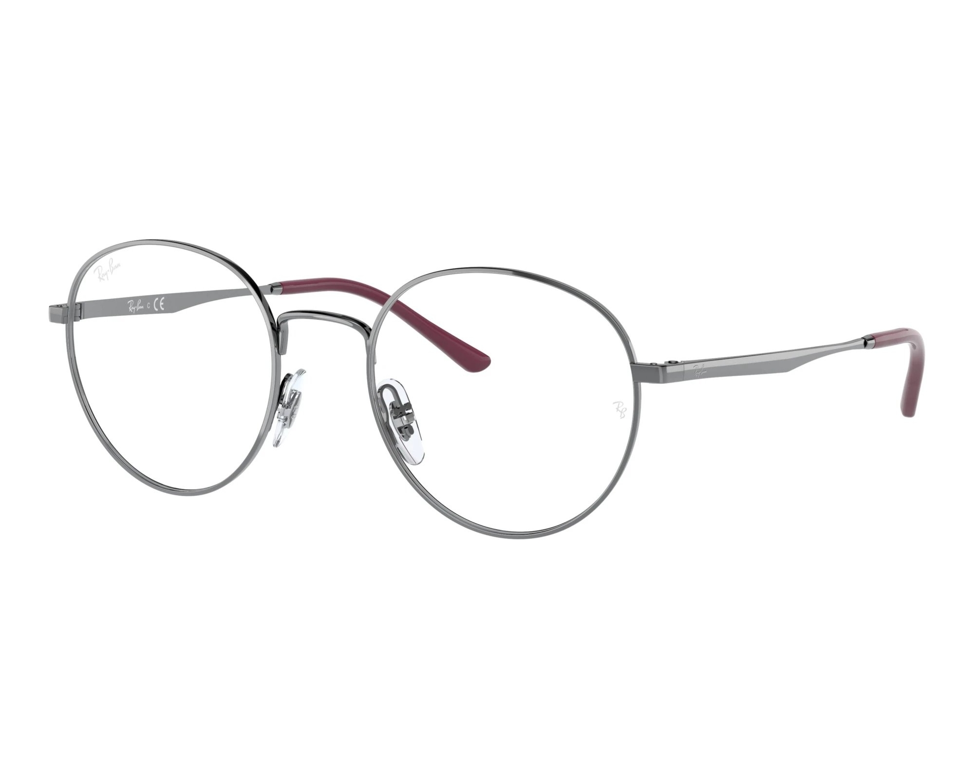 Ray-Ban RX3681V 2502 50-20 grau  Vorderansicht