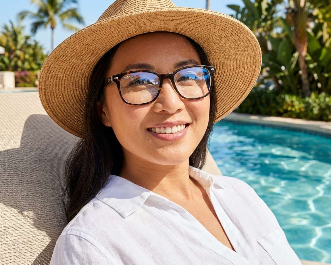 Ray-Ban RX5375 5883 51-18 Brown  360-Grad-Ansicht 13