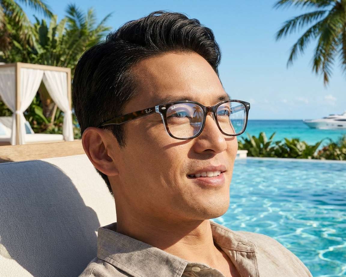 Ray-Ban RX5375 5883 51-18 Brown  360-Grad-Ansicht 14