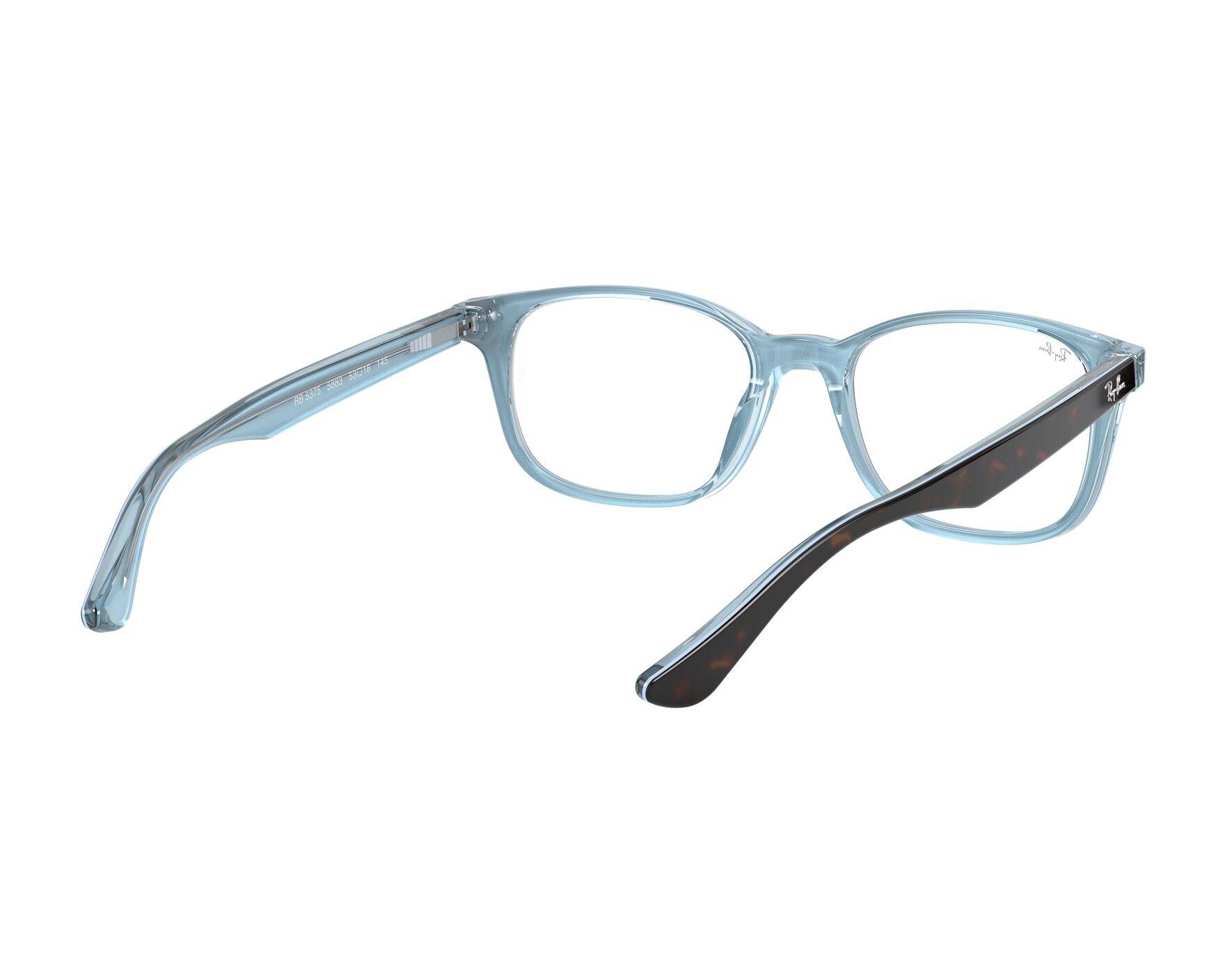 Ray-Ban RX5375 5883 51-18 Marron  360-Grad-Ansicht 8