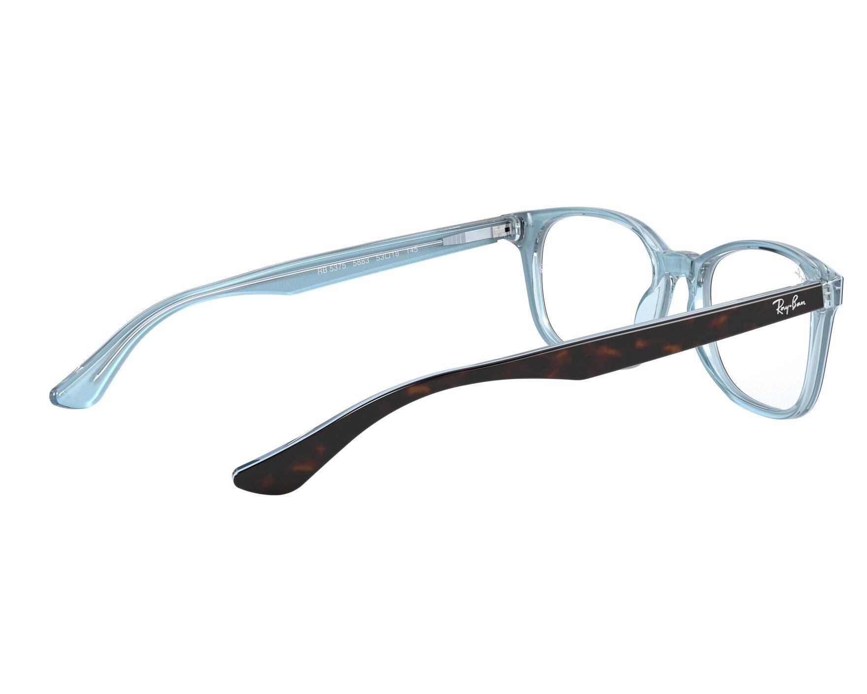 Ray-Ban RX5375 5883 51-18 Marron  360-Grad-Ansicht 9