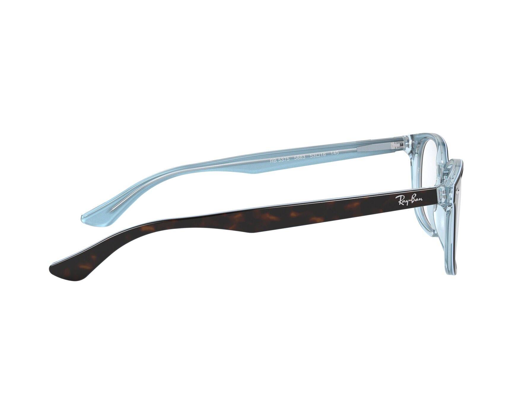 Ray-Ban RX5375 5883 51-18 Marron  360-Grad-Ansicht 10