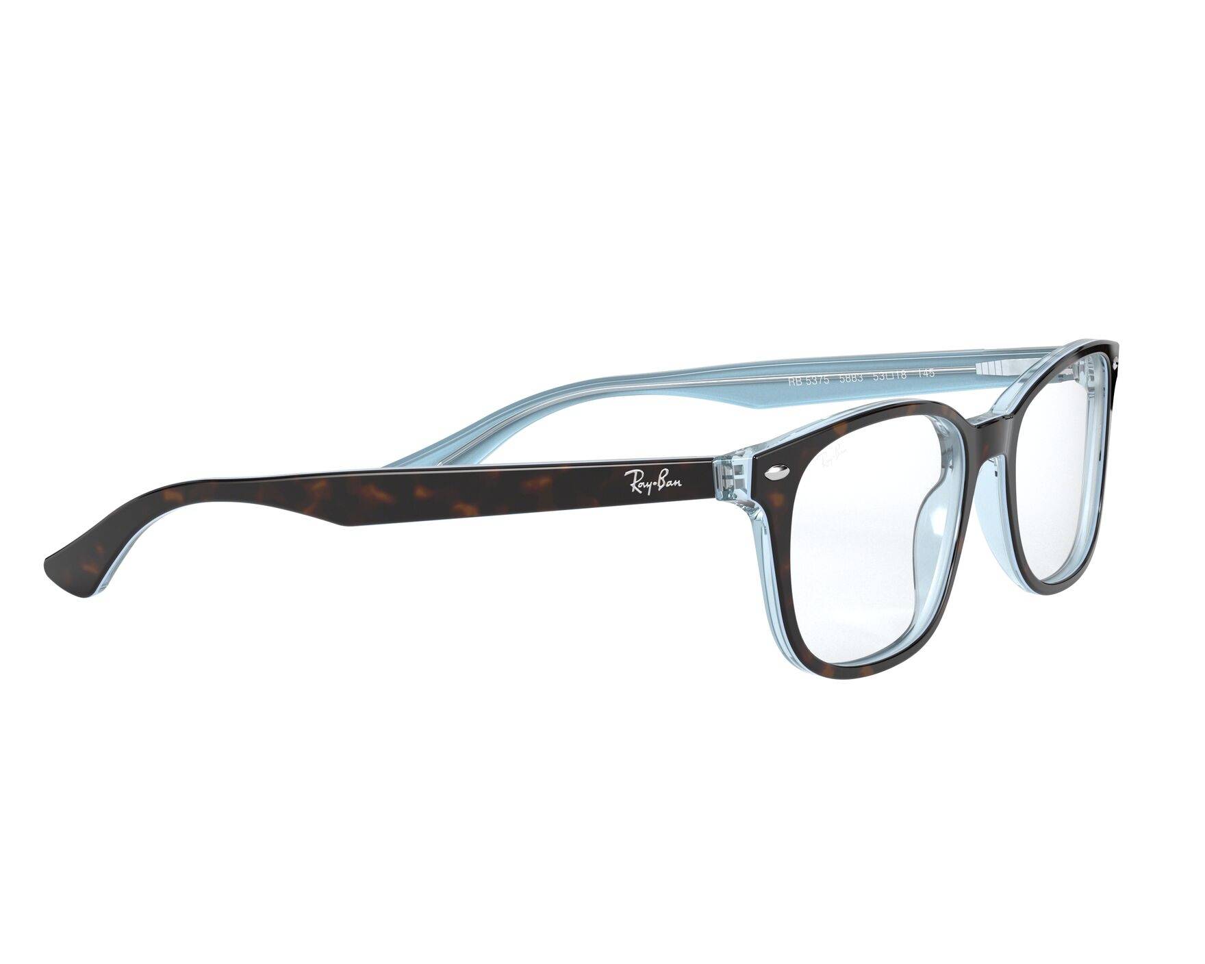 Ray-Ban RX5375 5883 51-18 Marron  360-Grad-Ansicht 11