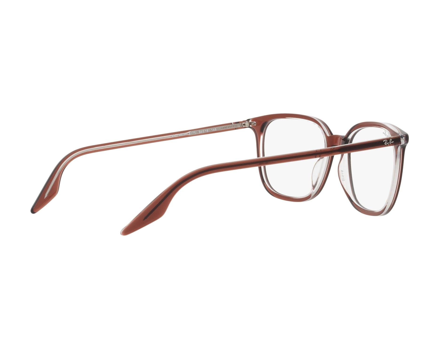 Ray-Ban RX5406 8171 52-18 Brown  360-Grad-Ansicht 10