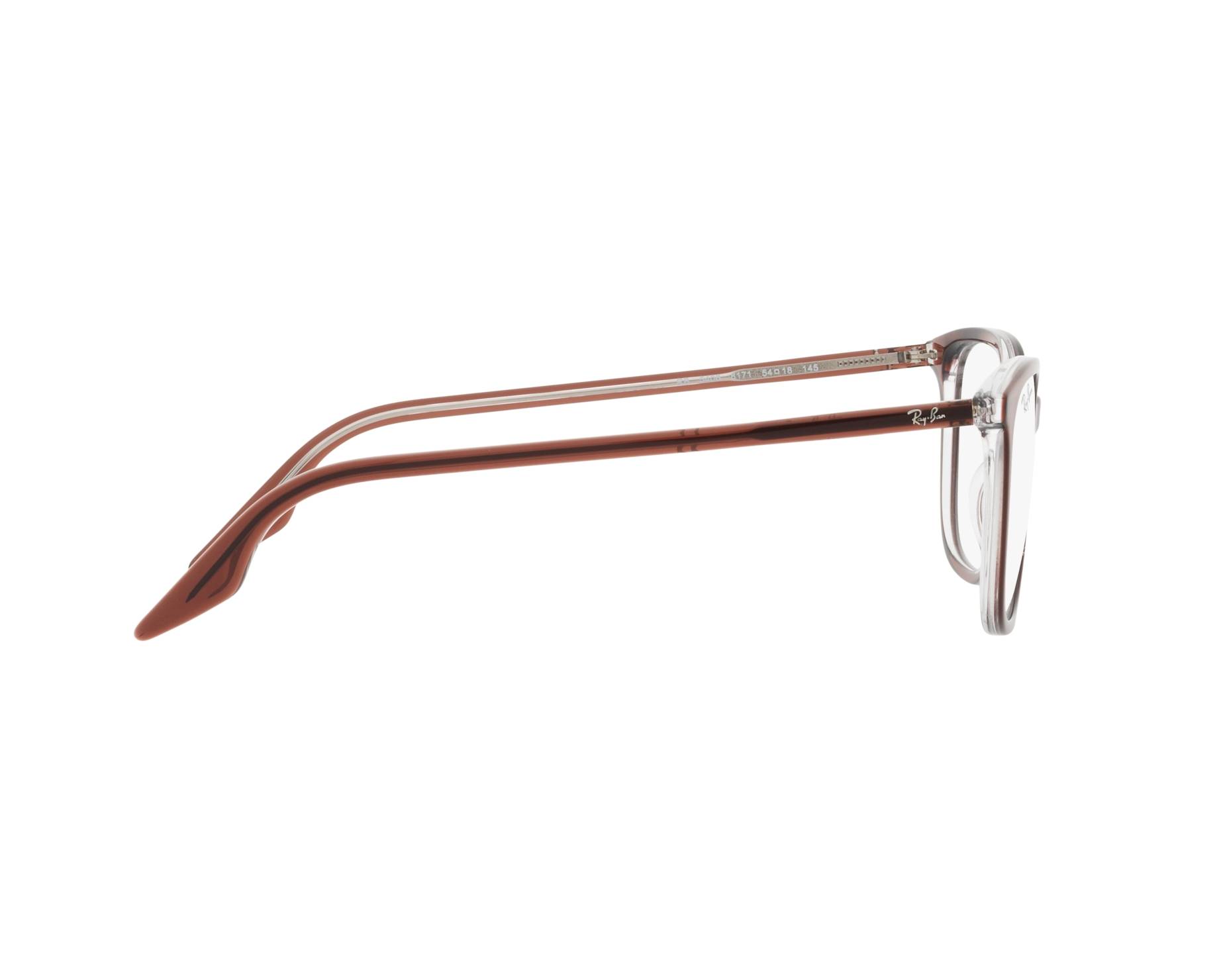 Ray-Ban RX5406 8171 52-18 Brown  360-Grad-Ansicht 11