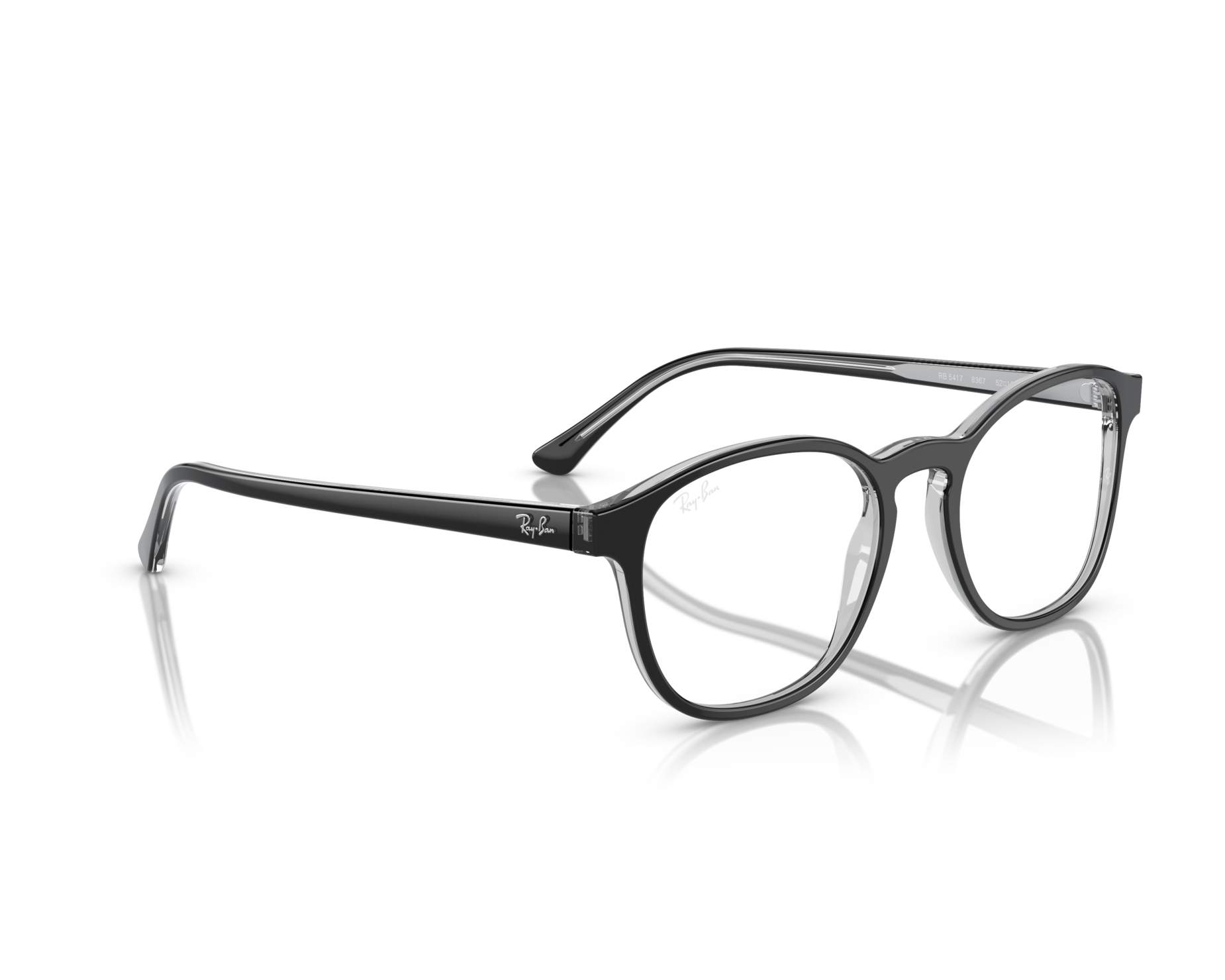 Ray-Ban RX5417 8367 52-19 Noir  360-Grad-Ansicht 4