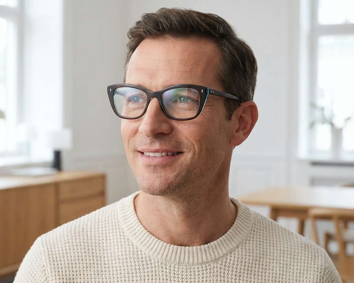 Ray-Ban RX5433 8366 50-19 braun  360-Grad-Ansicht 7