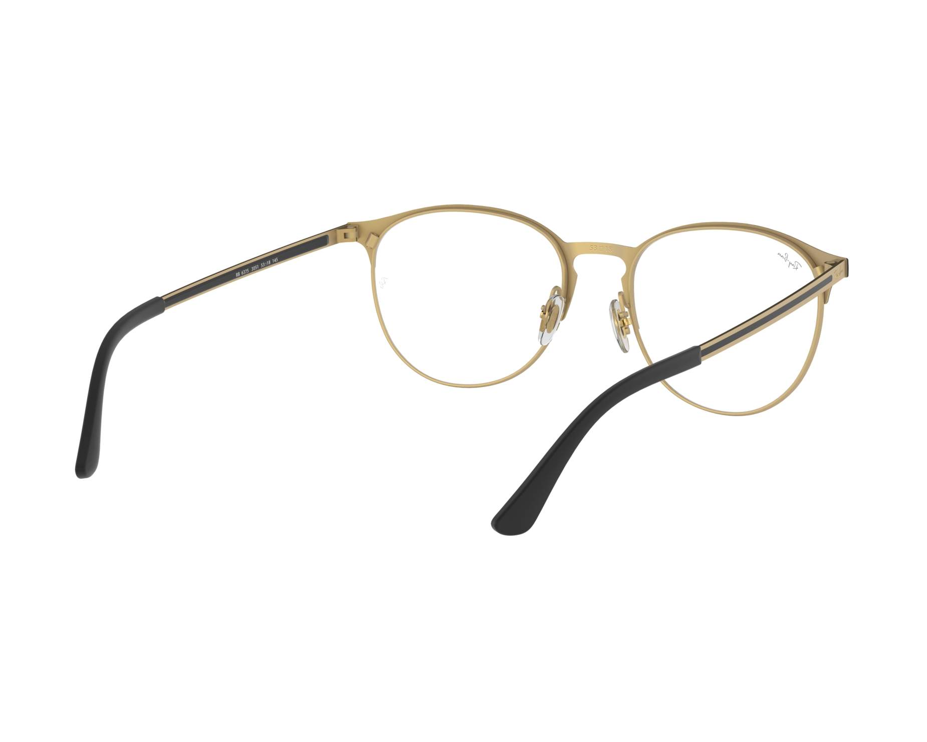 Ray-Ban RX6375 3051 51-18 schwarz  360-Grad-Ansicht 9