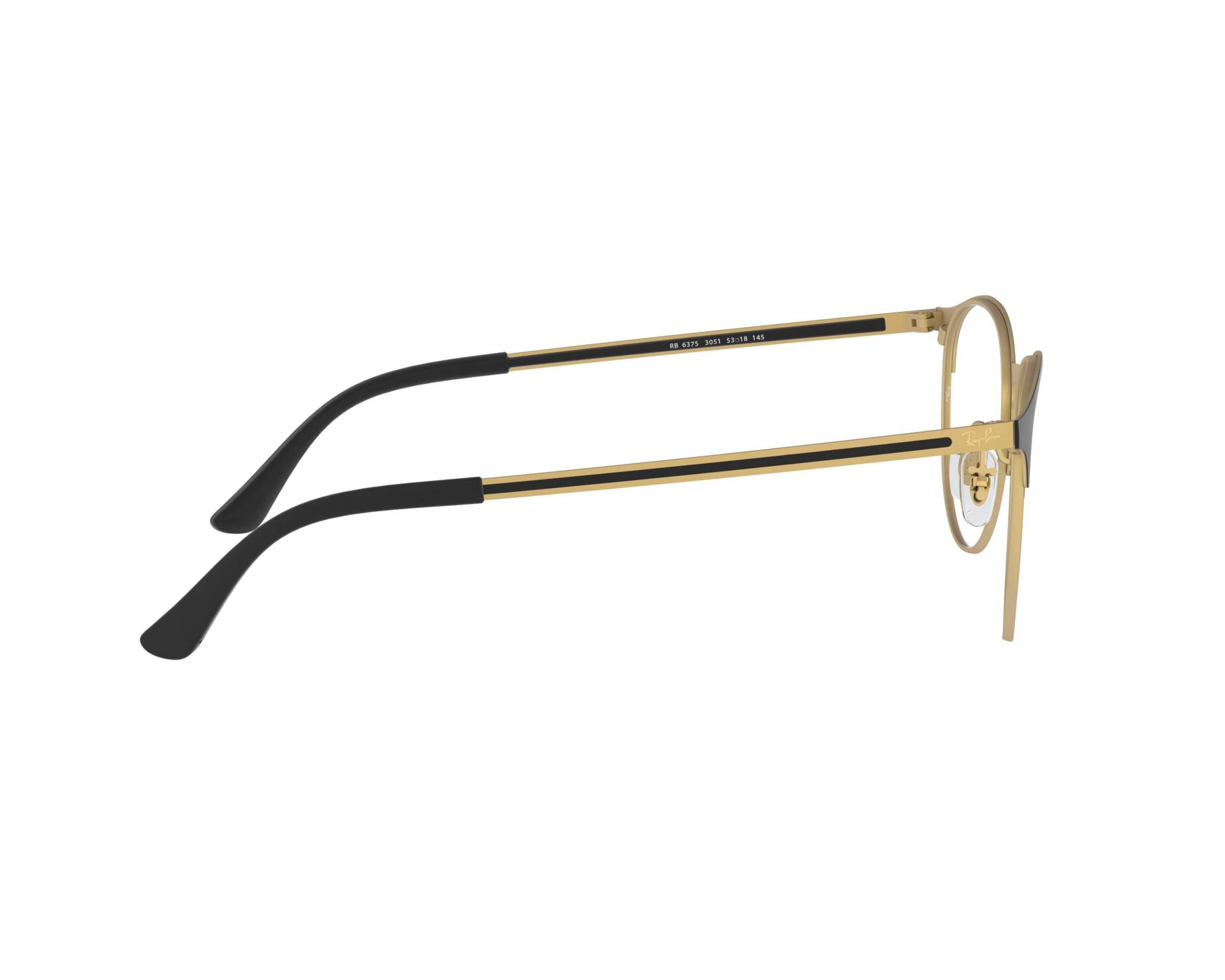 Ray-Ban RX6375 3051 51-18 schwarz  360-Grad-Ansicht 11