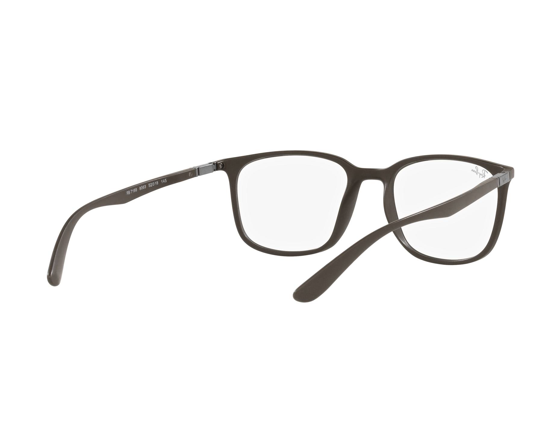 Ray-Ban RX7199 8063 52-18 braun  360-Grad-Ansicht 9