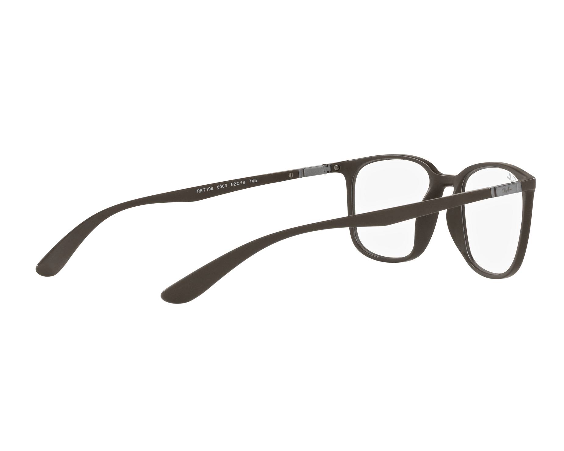 Ray-Ban RX7199 8063 52-18 braun  360-Grad-Ansicht 10