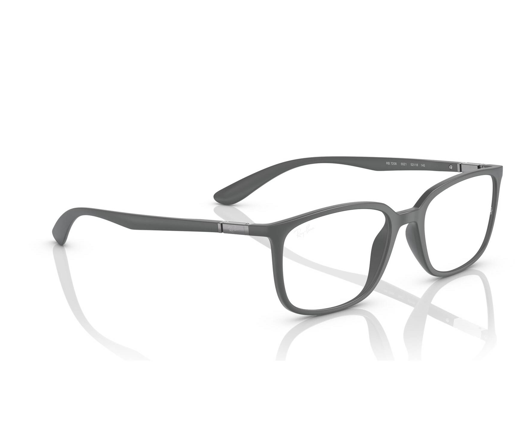 Ray-Ban RX7208 5521 52-18 grau  360-Grad-Ansicht 3