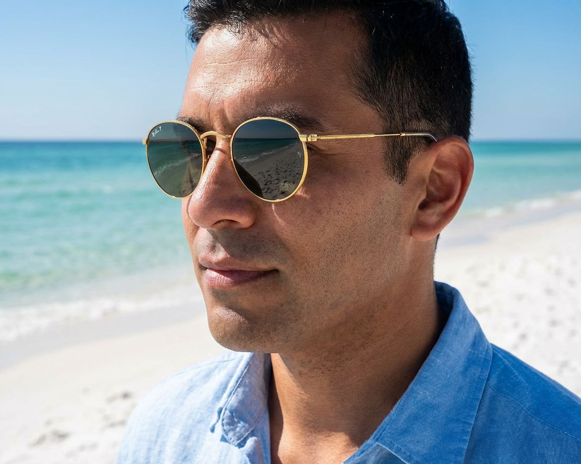 Ray-Ban RB3447 001/58 50-21 gold  360-Grad-Ansicht 15