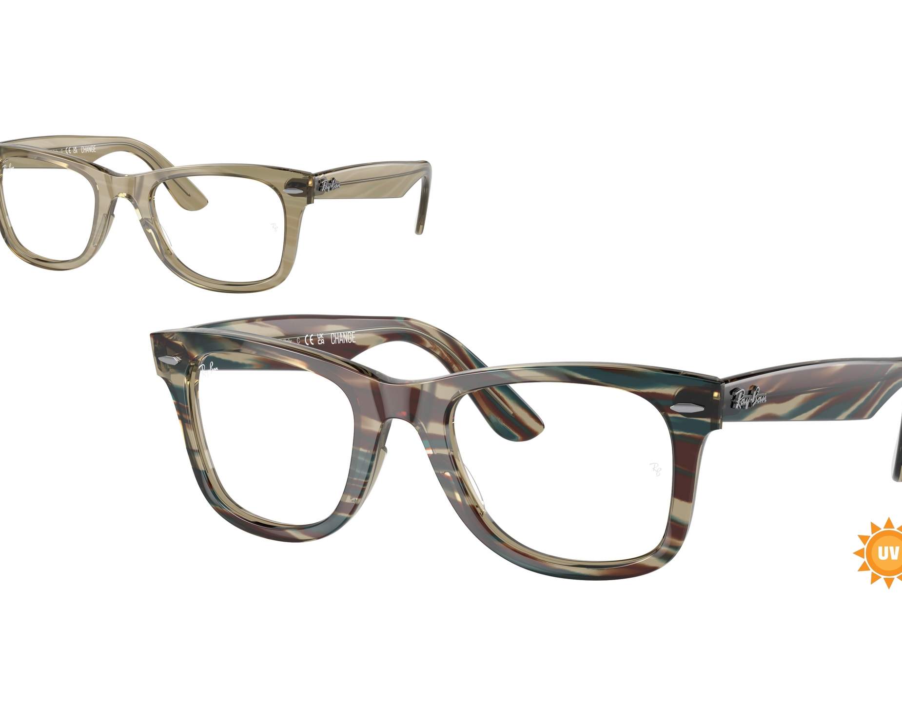 Ray-Ban RX4340V 8381 50-22 Gris  360-Grad-Ansicht 1