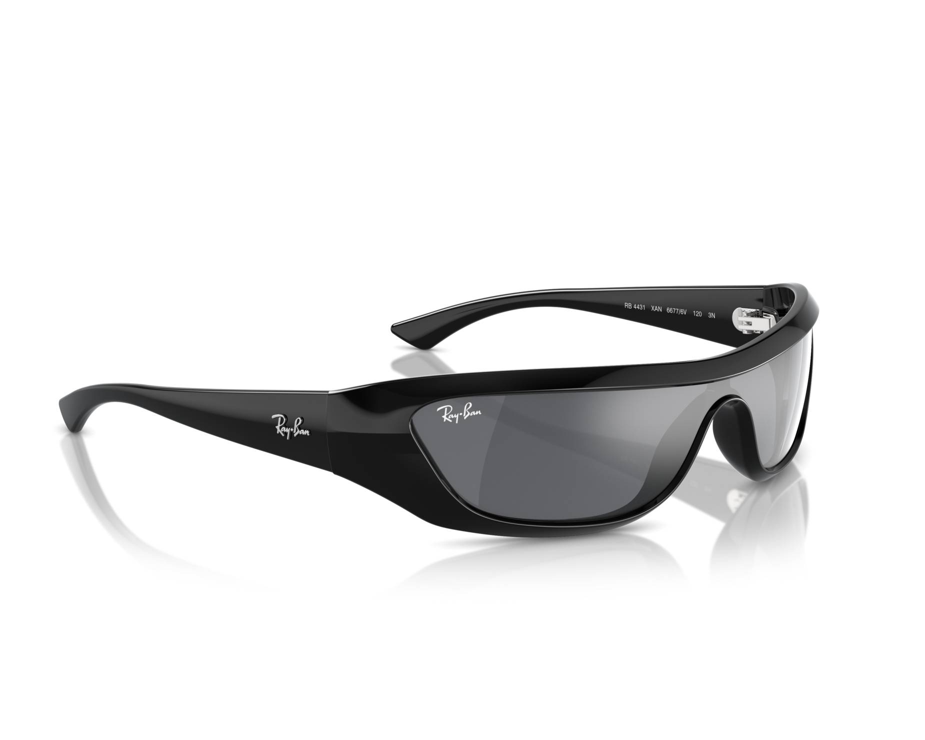 Ray-Ban RB4431 66776V - schwarz  360-Grad-Ansicht 1