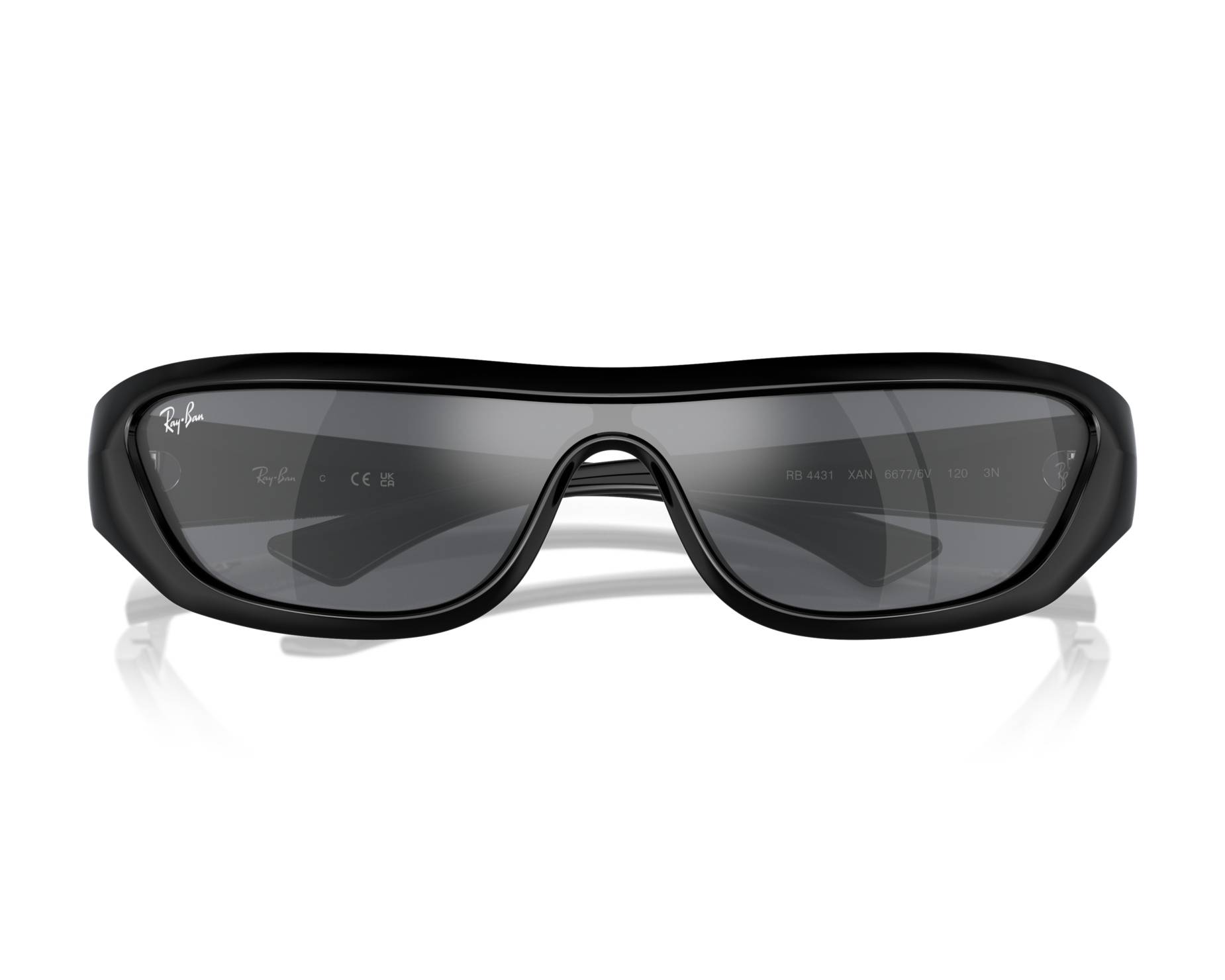Ray-Ban RB4431 66776V - schwarz  360-Grad-Ansicht 3