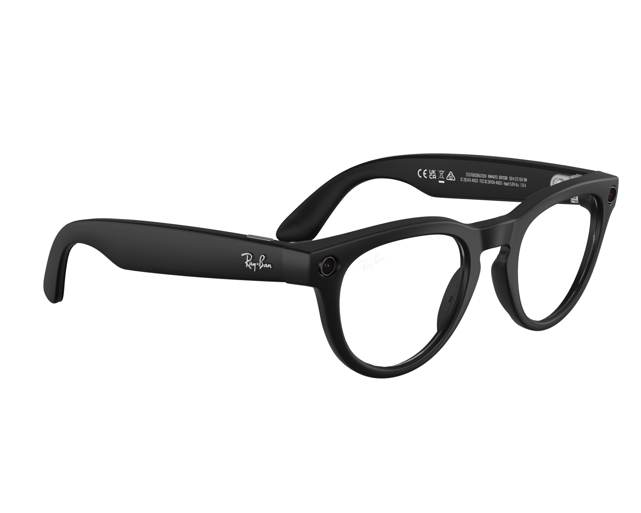 Ray-Ban Meta RW4013 601SSB 50-23 schwarz  360-Grad-Ansicht 1