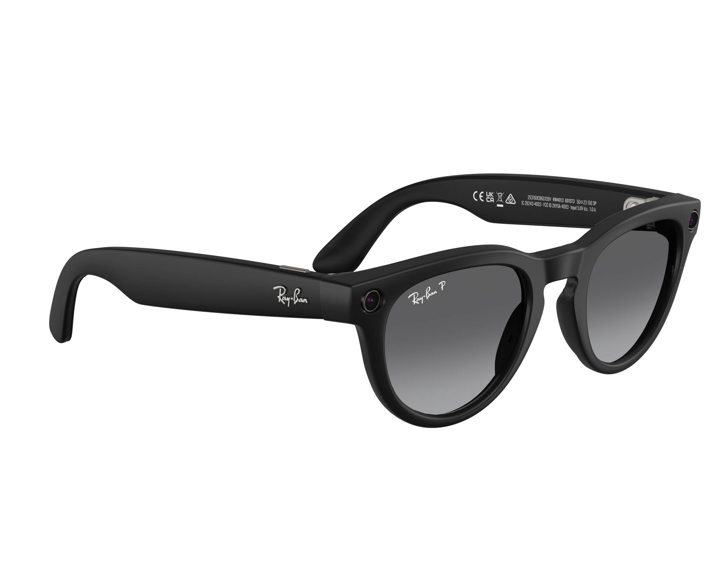 Ray-Ban Meta RW4013 601ST3 50-23 Negra  360-Grad-Ansicht 1