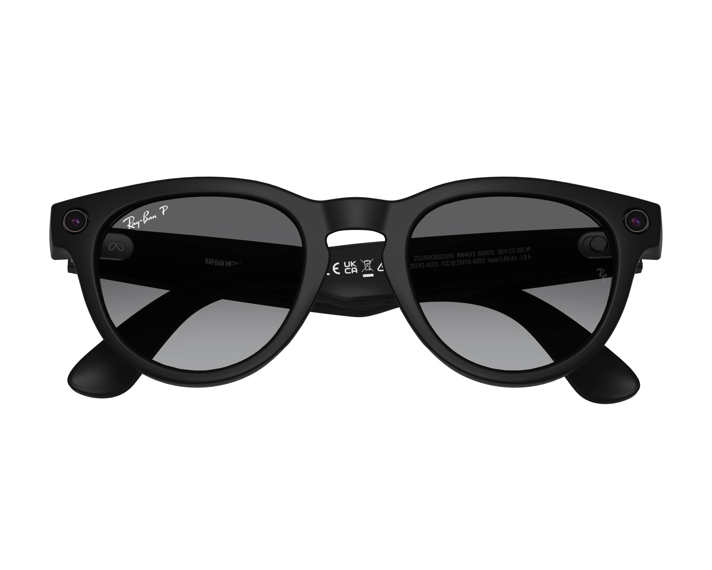 Ray-Ban Meta RW4013 601ST3 50-23 Negra  360-Grad-Ansicht 7