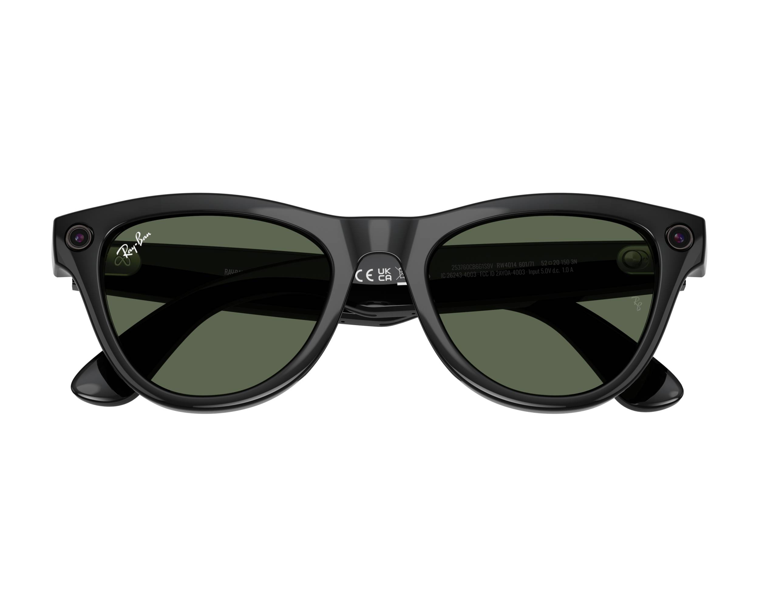Ray-Ban Meta RW4014 601/71 52-20 Black  360-Grad-Ansicht 1