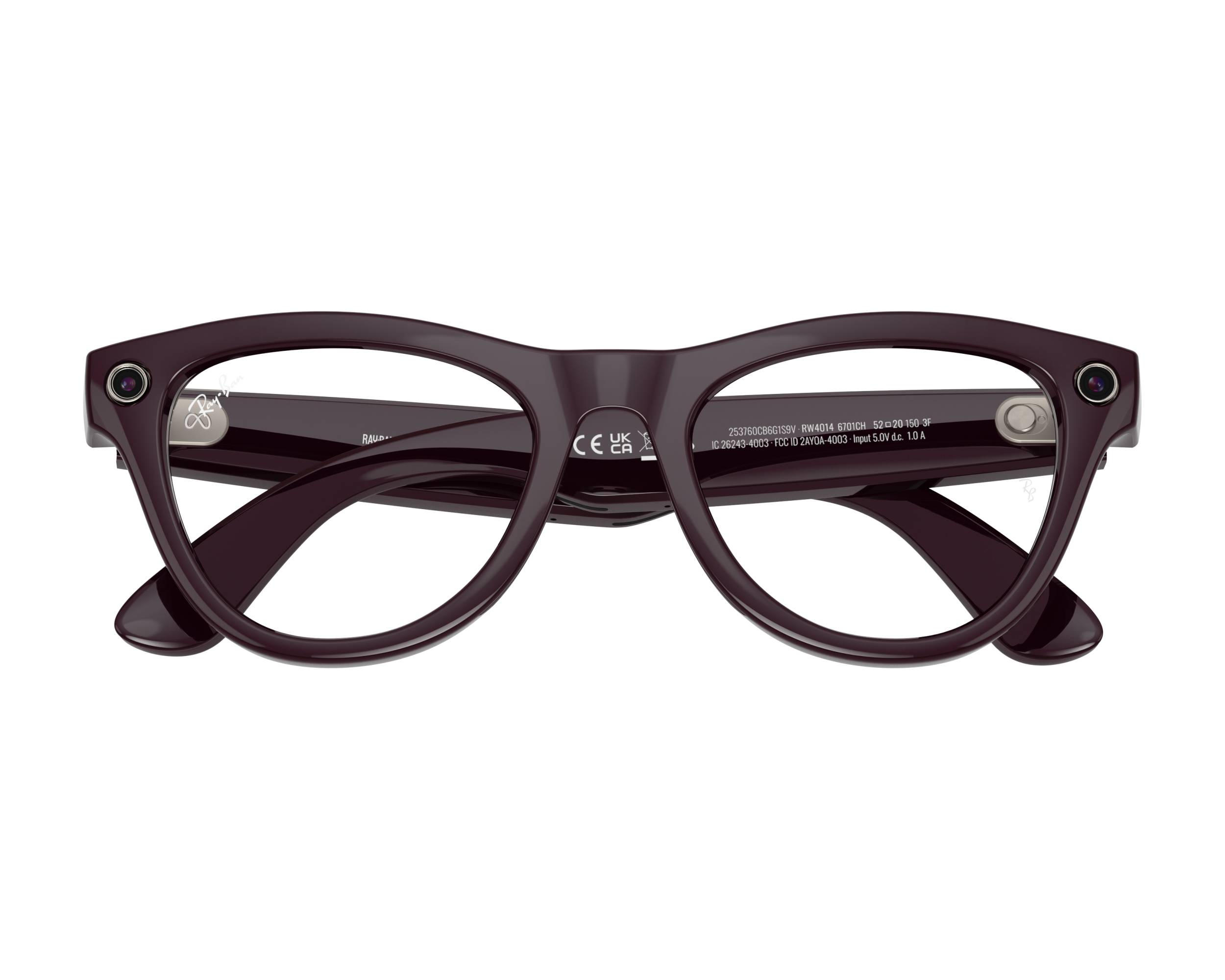 Ray-Ban Meta RW4014 6701CH 52-20 Purple  360-Grad-Ansicht 1