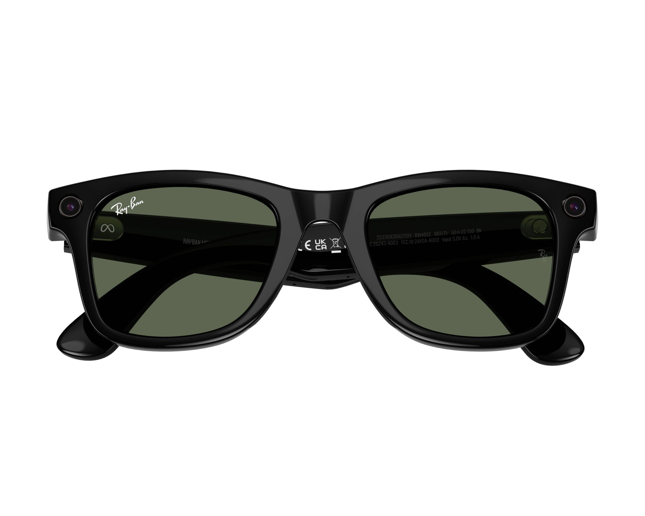 Ray-Ban Meta RW4012 601/71 50-22 schwarz  360-Grad-Ansicht 1