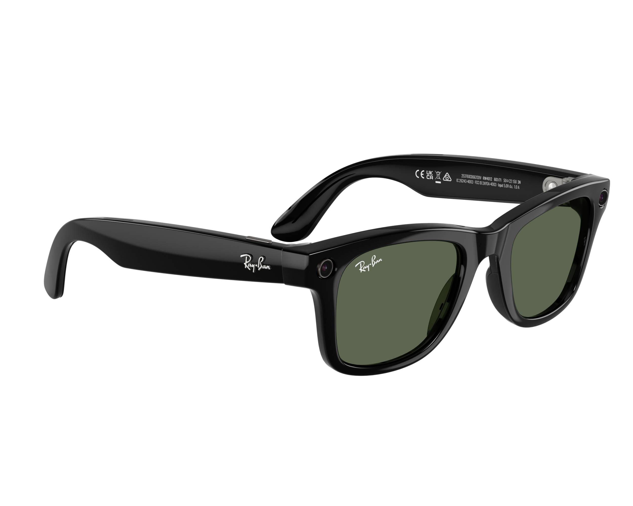 Ray-Ban Meta RW4012 601/71 50-22 schwarz  360-Grad-Ansicht 3