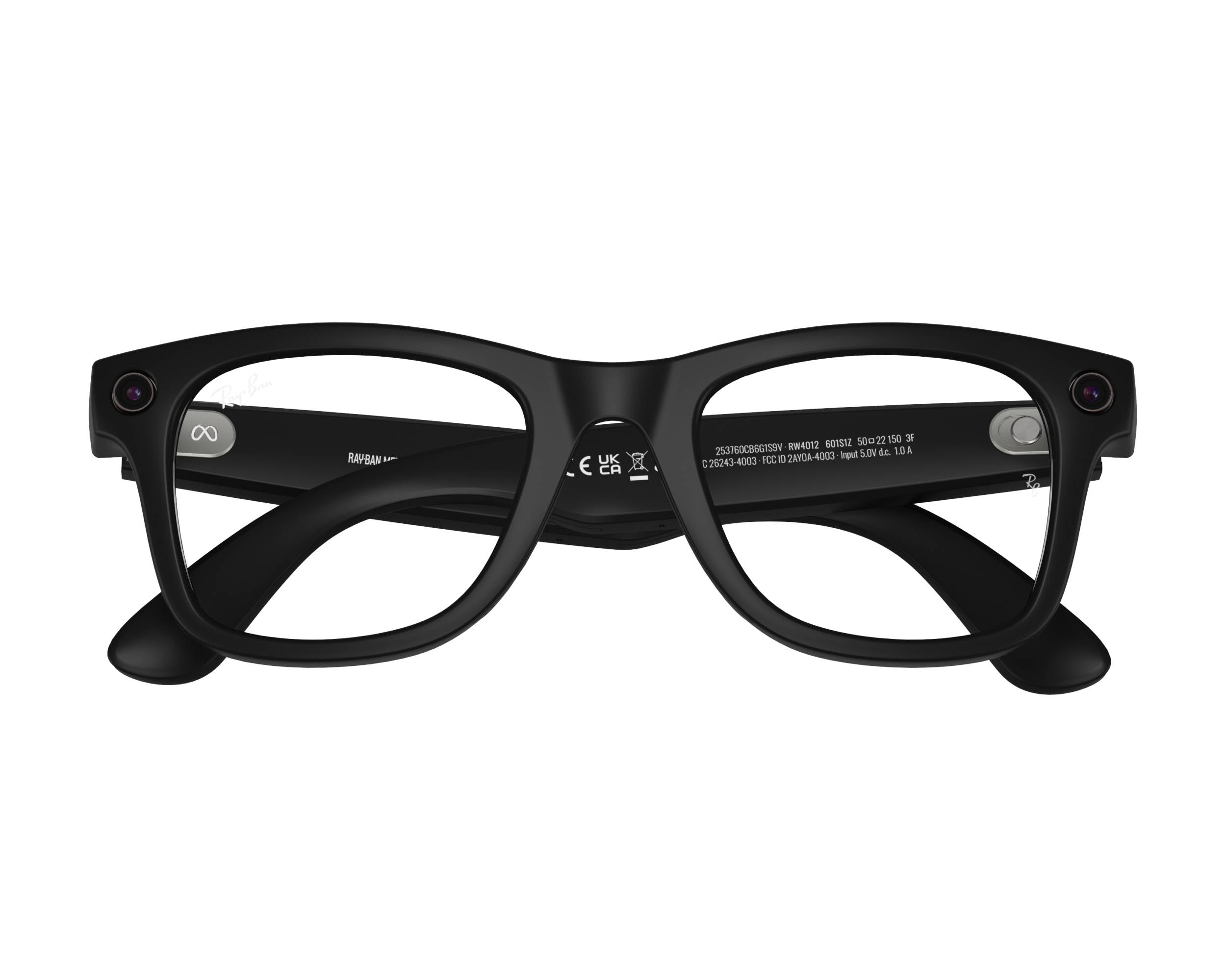 Ray-Ban Meta RW4012 601S1Z 50-22 Noir  360-Grad-Ansicht 1