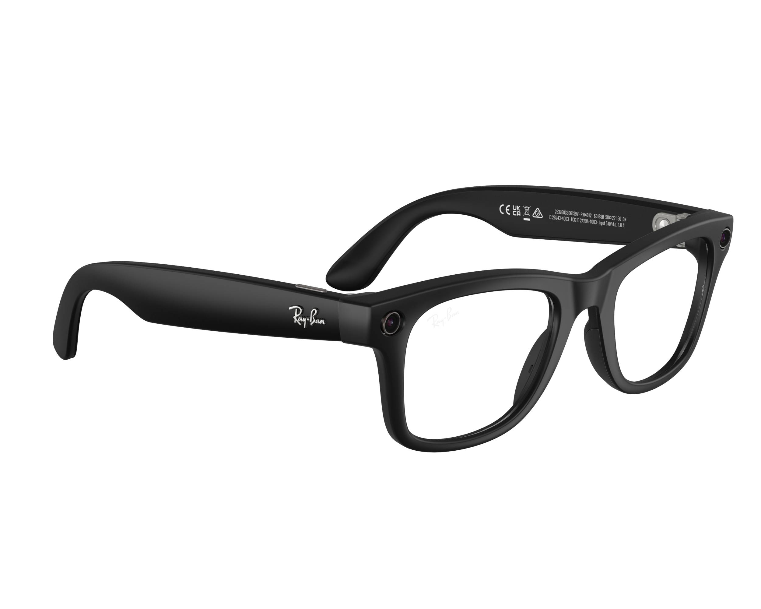 Ray-Ban Meta RW4012 601SSB 50-22 Negra  360-Grad-Ansicht 5