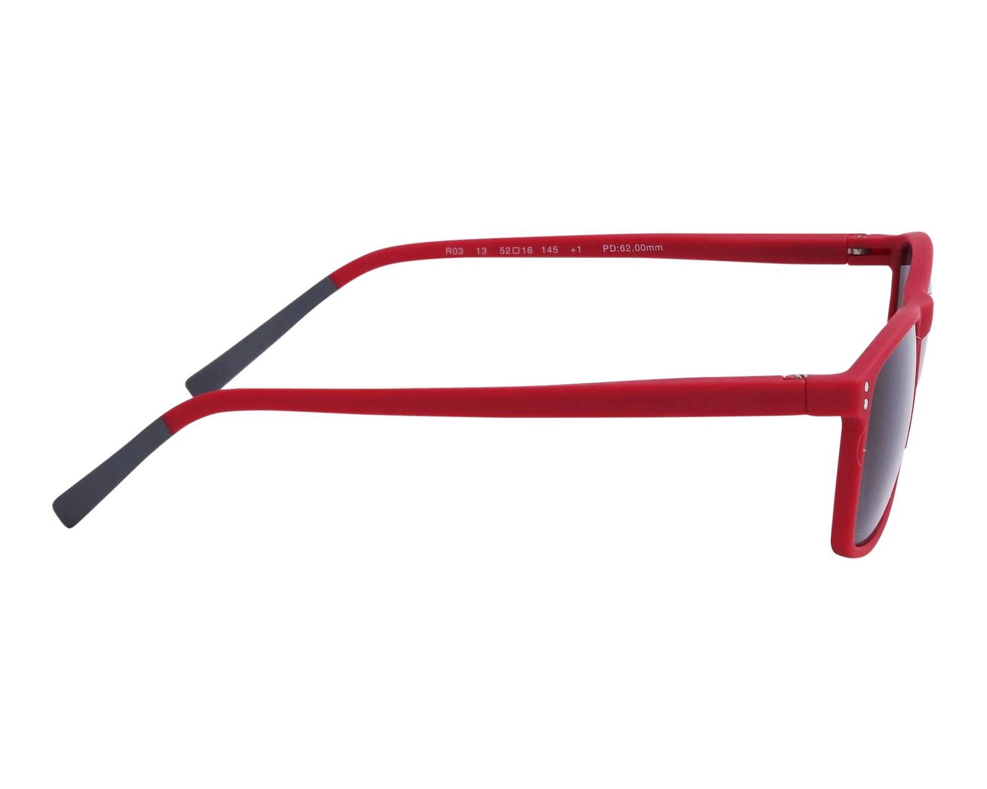 Solar JSLR03 13-GRIS 52-16 rot grau Seitenansicht