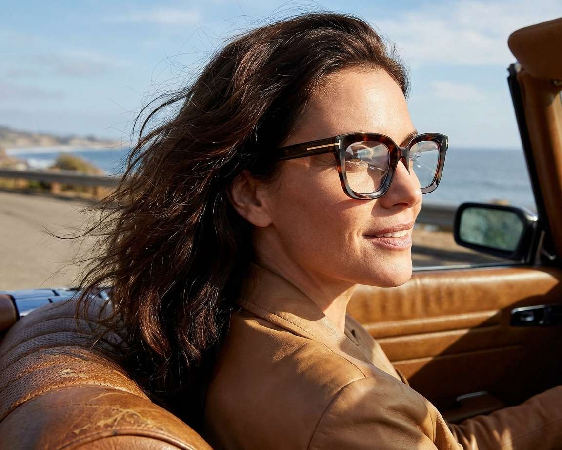 Tom Ford FT-5880-B/V 052 51-22 havana  Seitenansicht