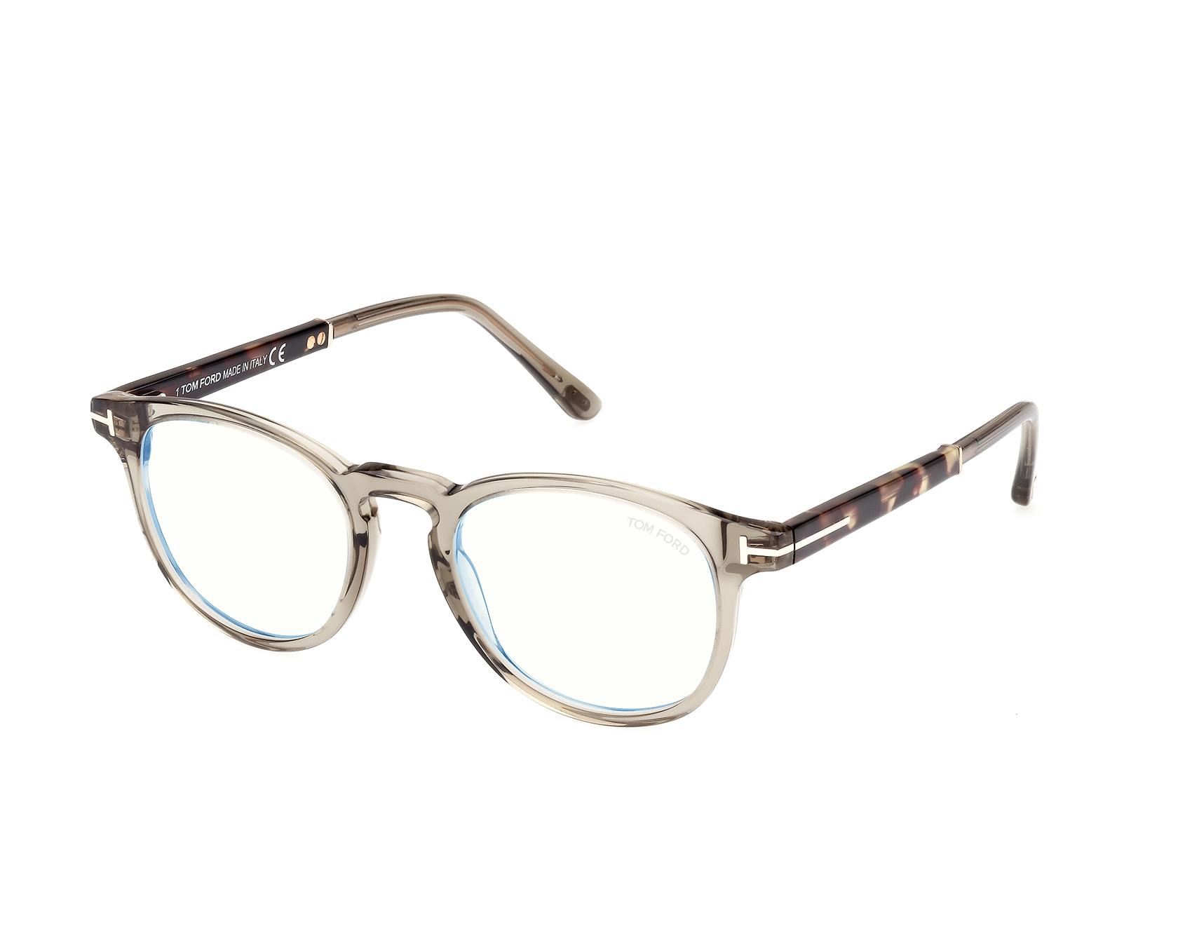 Tom Ford FT-5891-B-V 095 - aschgrau braun Profilansicht
