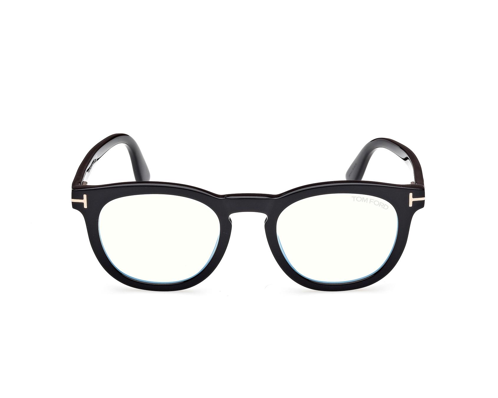 Tom Ford FT5993-BV 001 50-21 schwarz gold Profilansicht