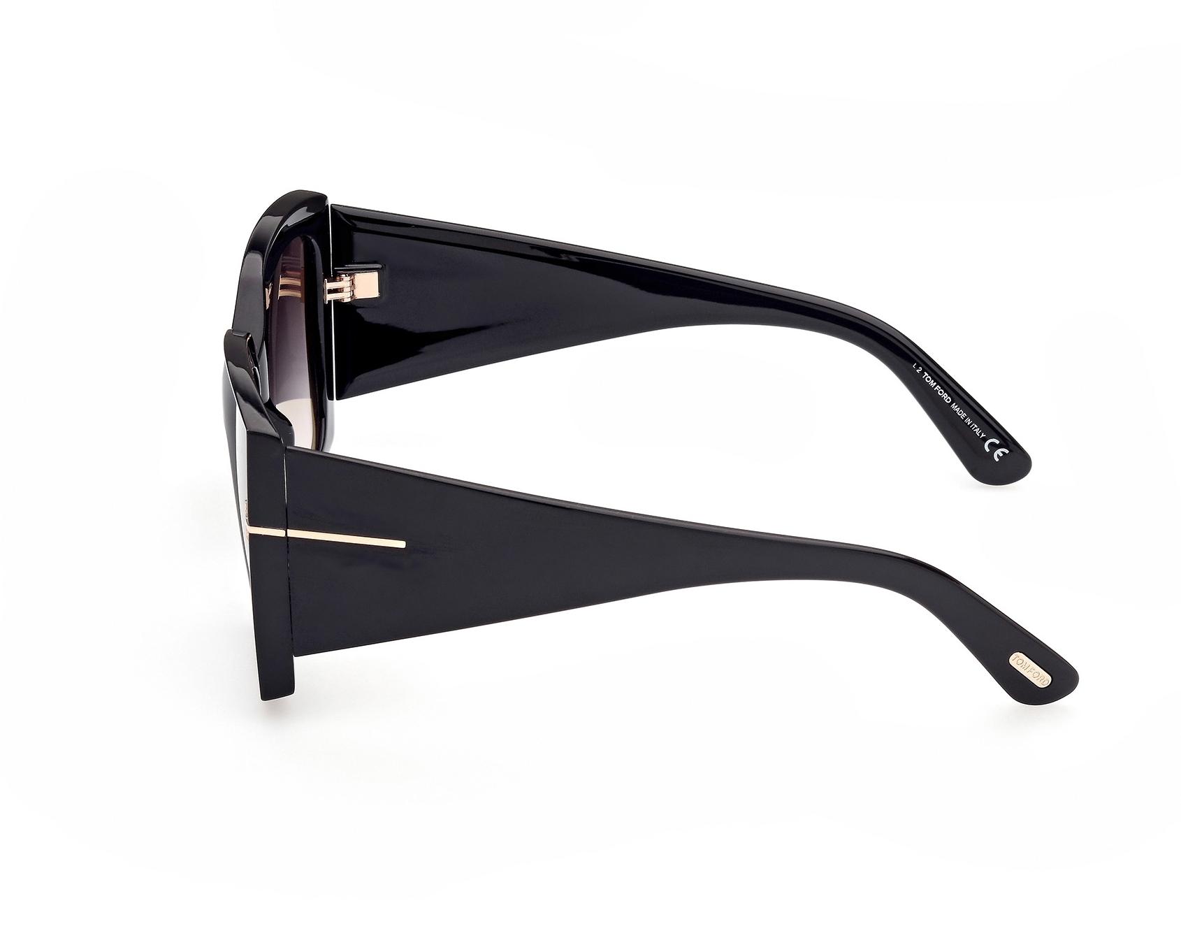 Tom Ford FT-0921-S 01B 54-18 Black Gold Vorderansicht