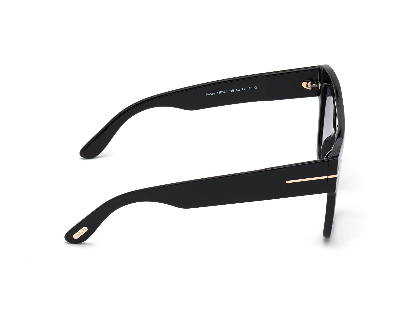 Tom Ford TF-847 01B 52-21 schwarz  360-Grad-Ansicht 6