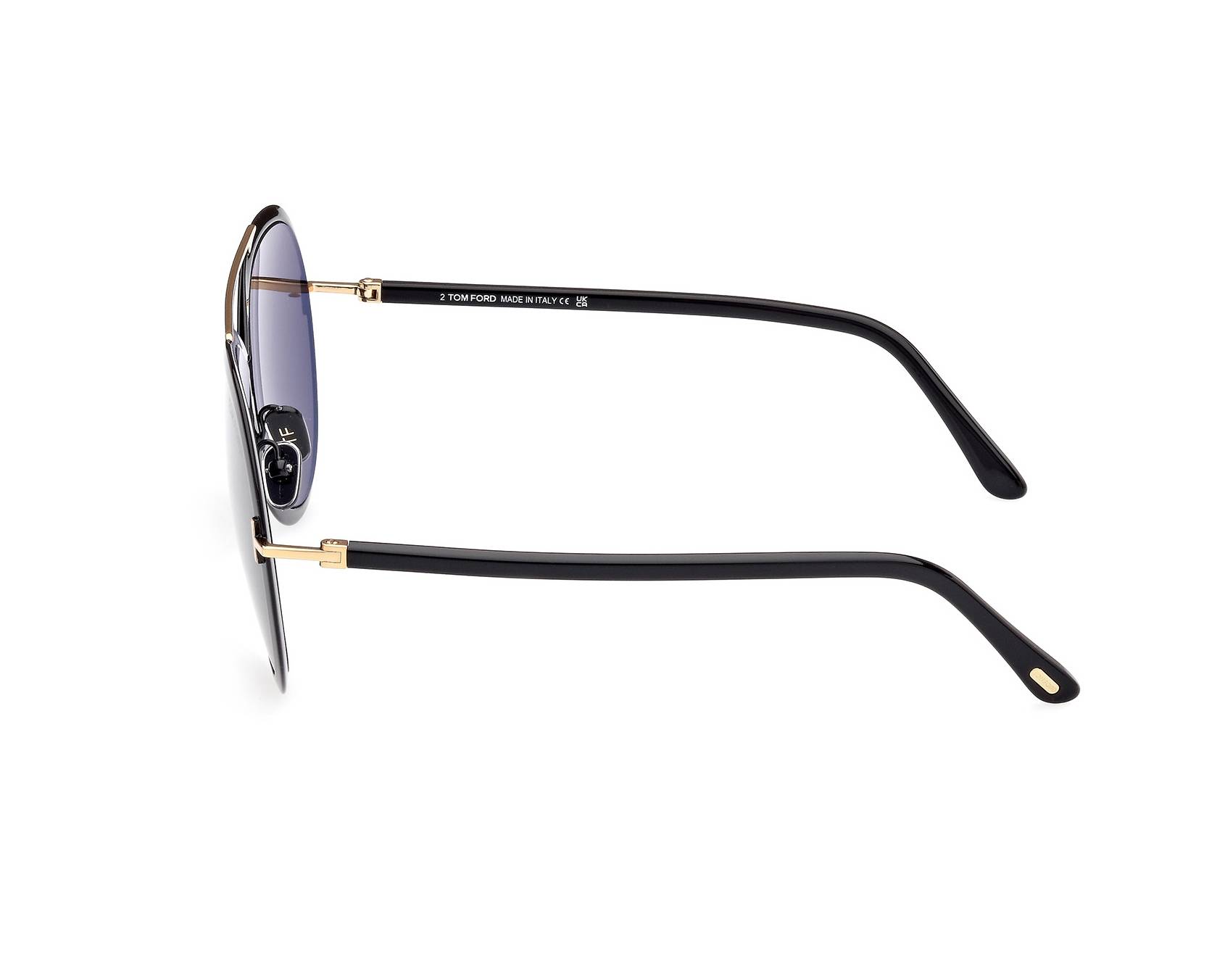 Tom Ford TF-1007 01A 65-5 schwarz gold Vorderansicht