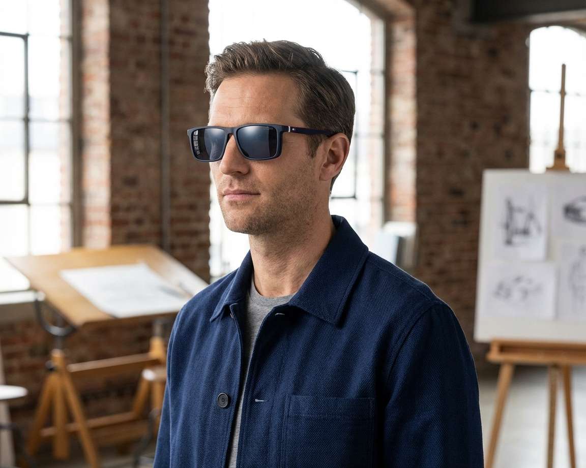 Tommy Hilfiger TH-2086-CS FLL/C3 56-15 Azul  360-Grad-Ansicht 6