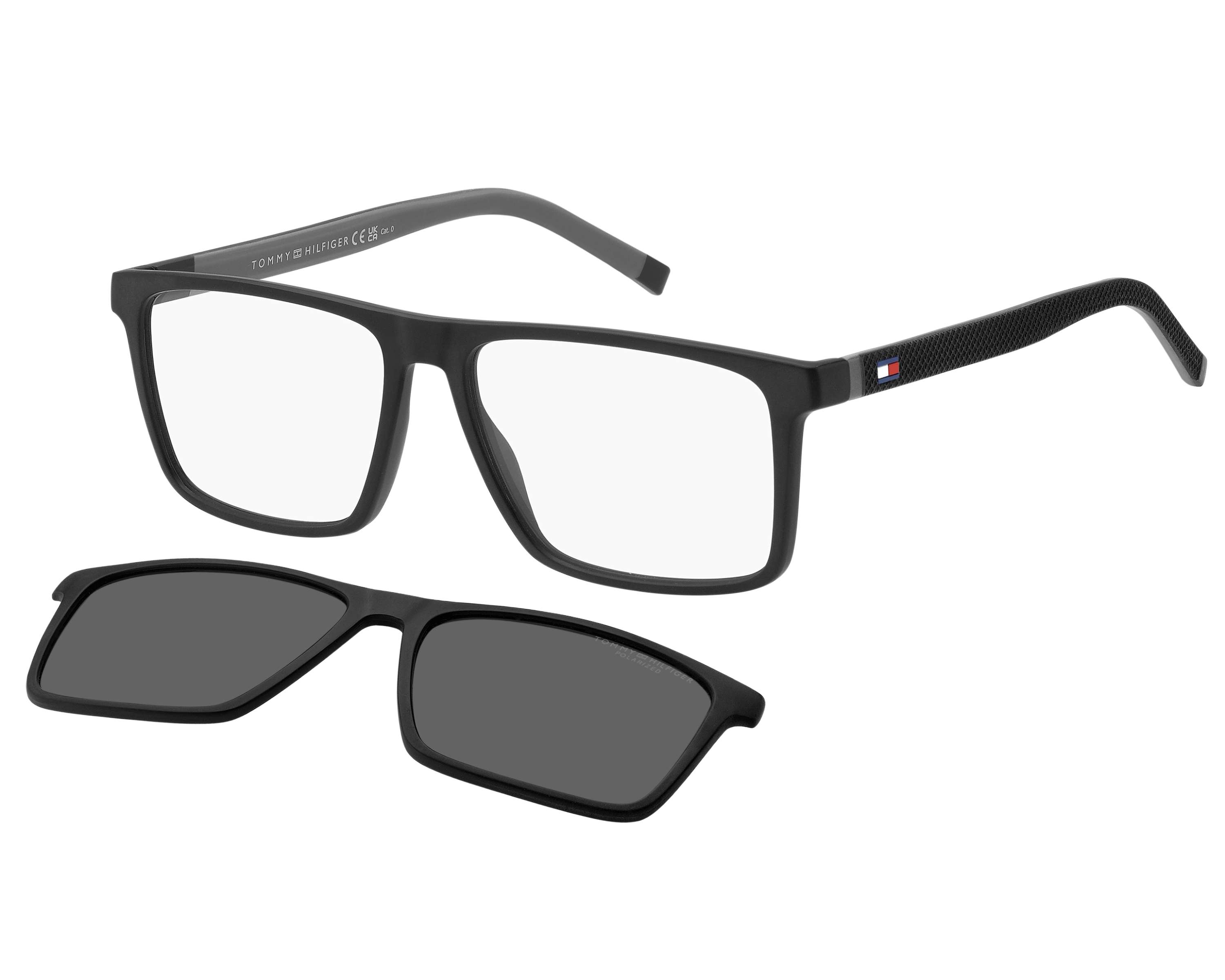 Tommy Hilfiger TH-2086-CS O6W/M9 56-15 schwarz schwarz 360-Grad-Ansicht 1