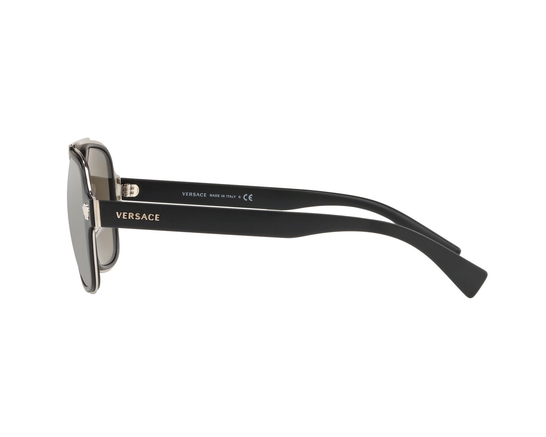 Versace VE-2199 10006G 57-18 Noir Argent 360-Grad-Ansicht 4