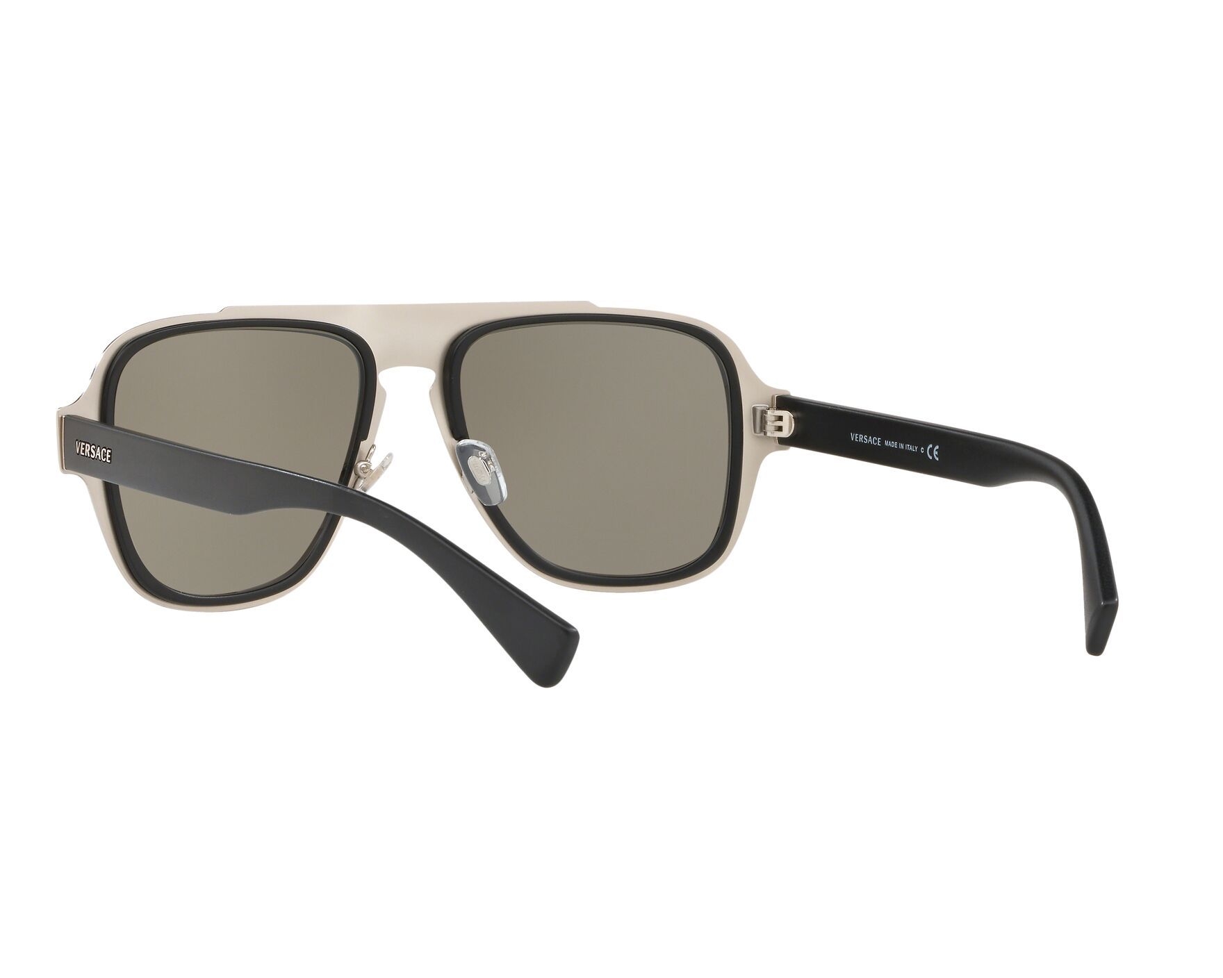 Versace VE-2199 10006G 57-18 Noir Argent 360-Grad-Ansicht 6