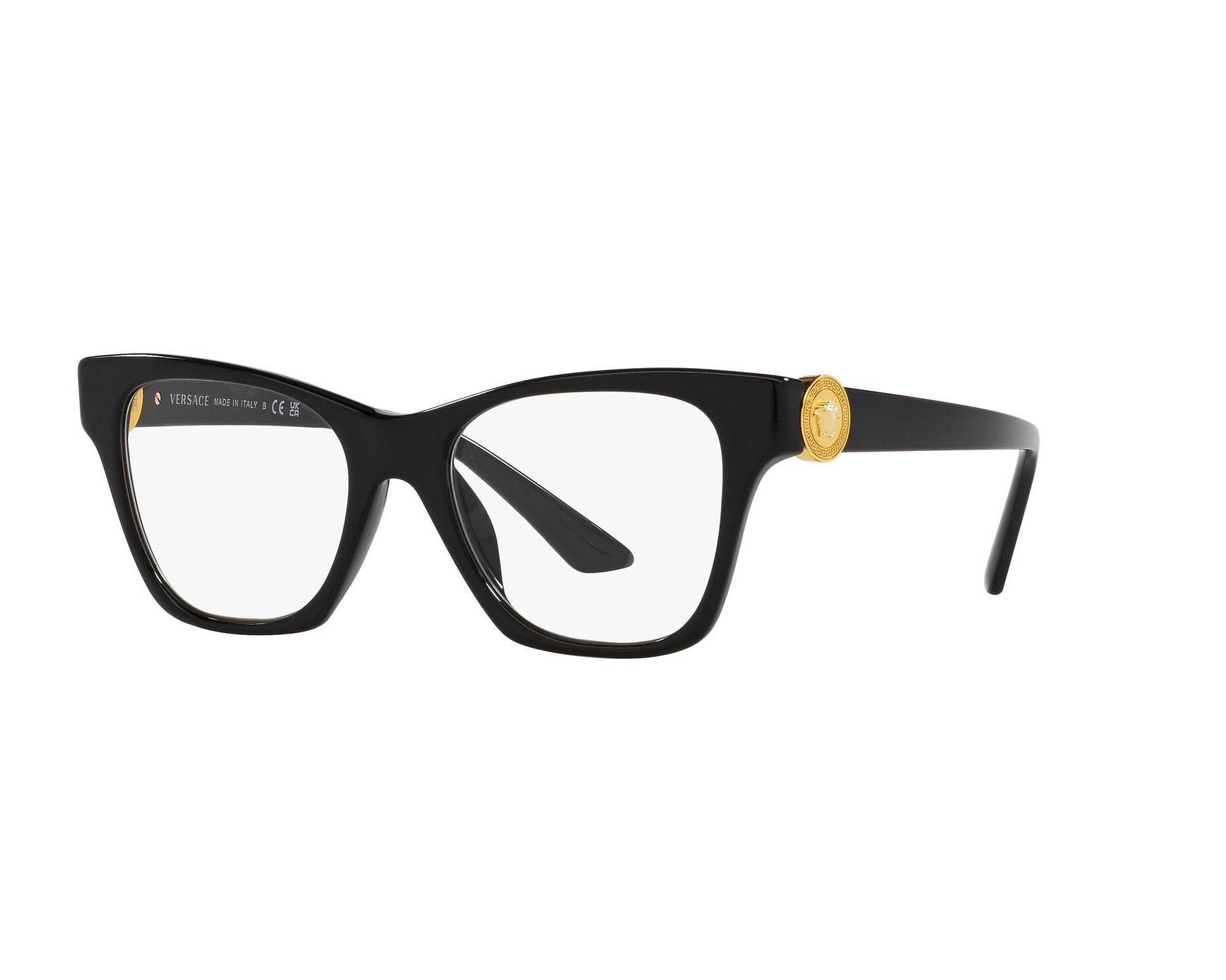 Versace VE3341U GB1 52-18 Noir  360-Grad-Ansicht 3