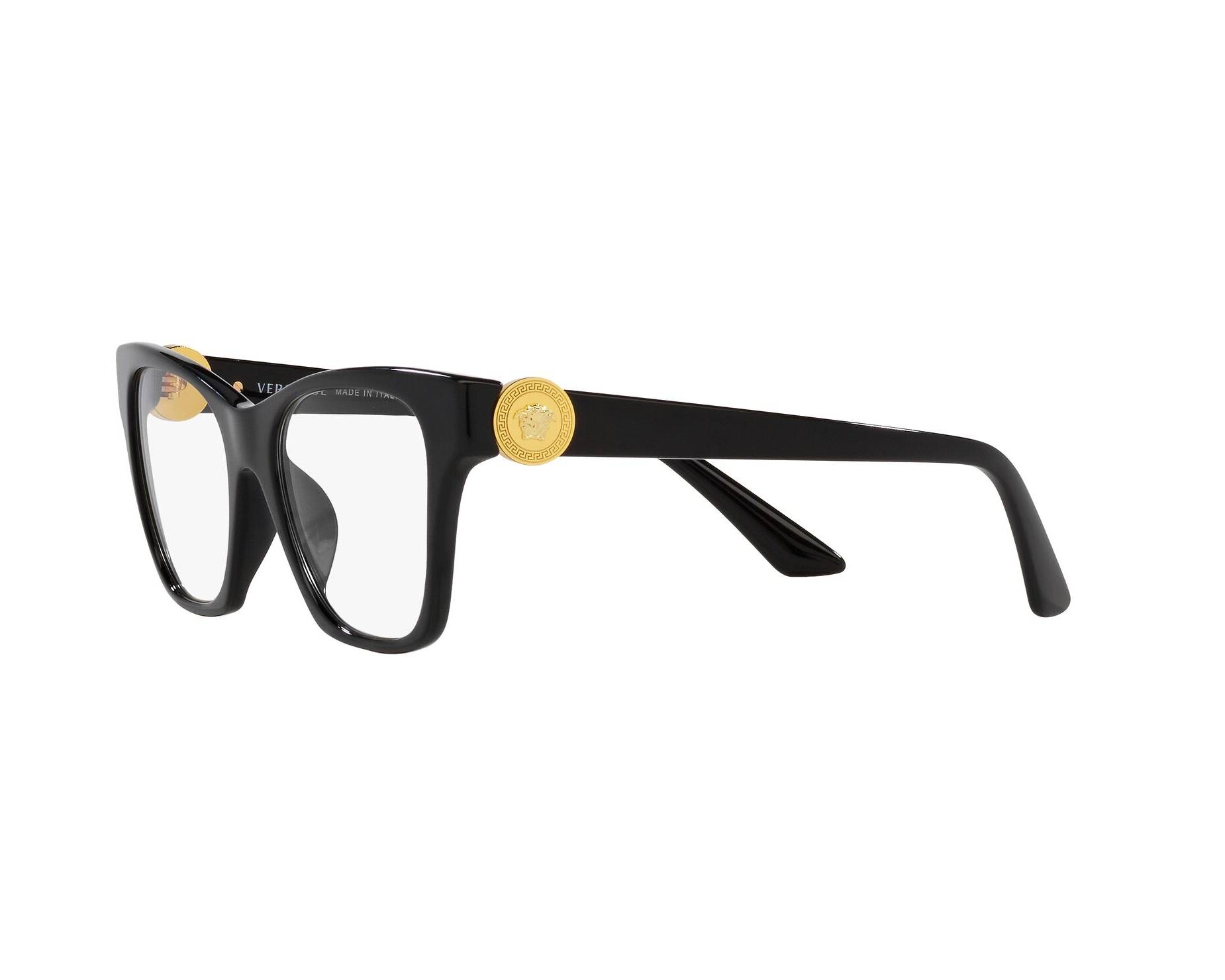 Versace VE3341U GB1 52-18 Noir  360-Grad-Ansicht 4