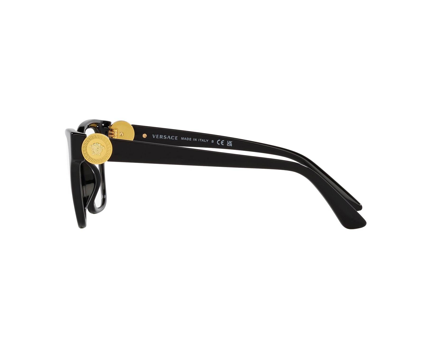 Versace VE3341U GB1 52-18 Noir  360-Grad-Ansicht 5